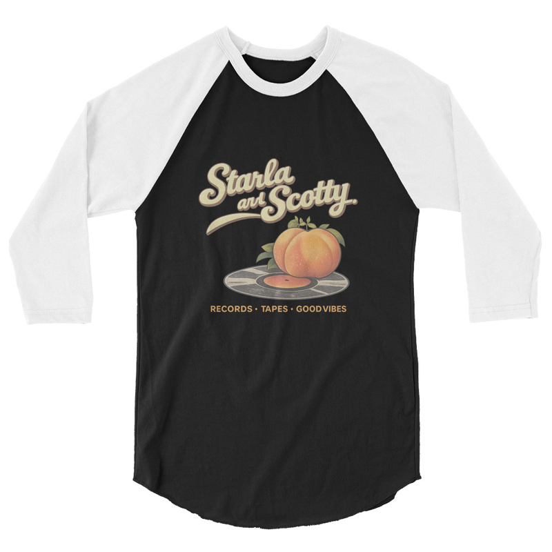 3/4 sleeve raglan shirt