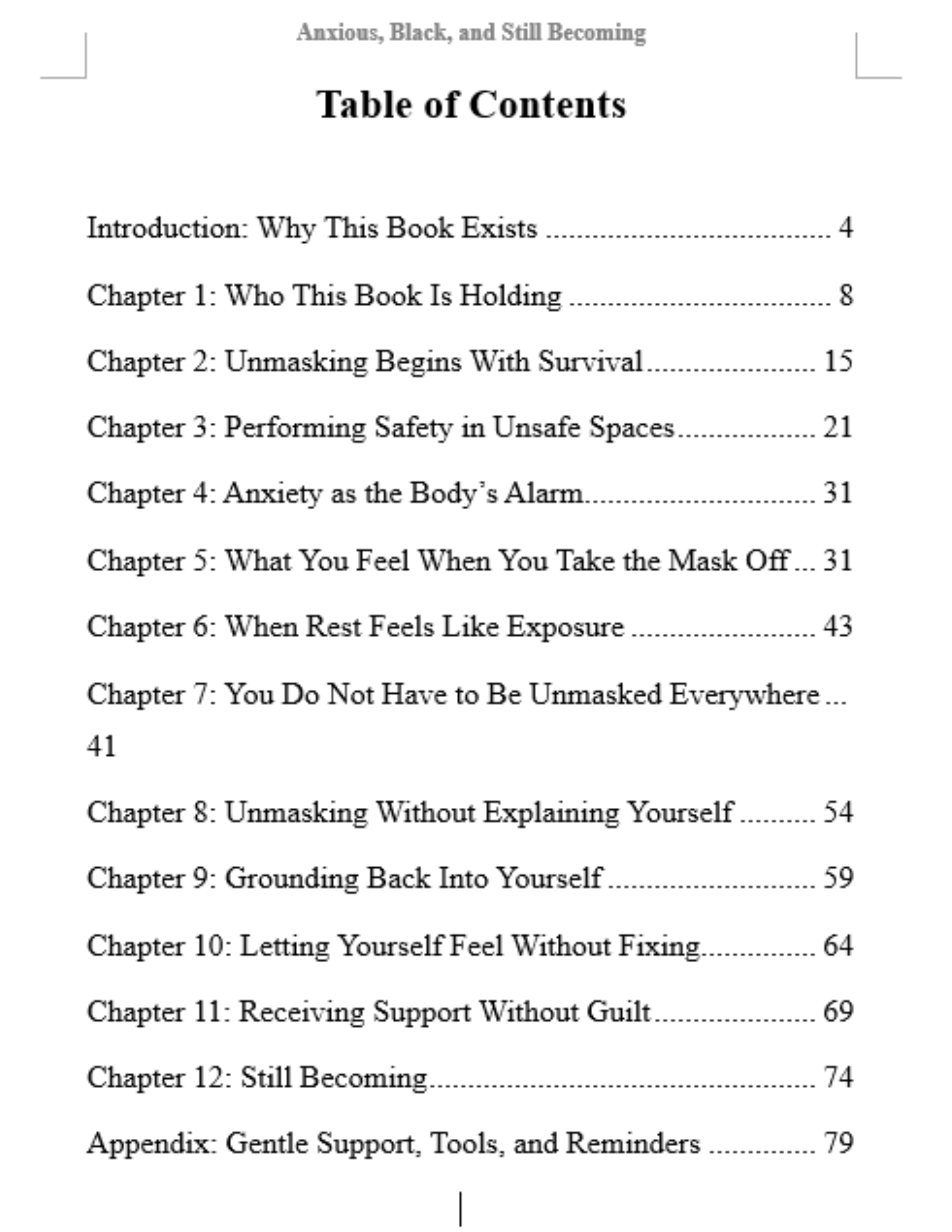 Anxious, Black, and Still Becoming Hardcover Book