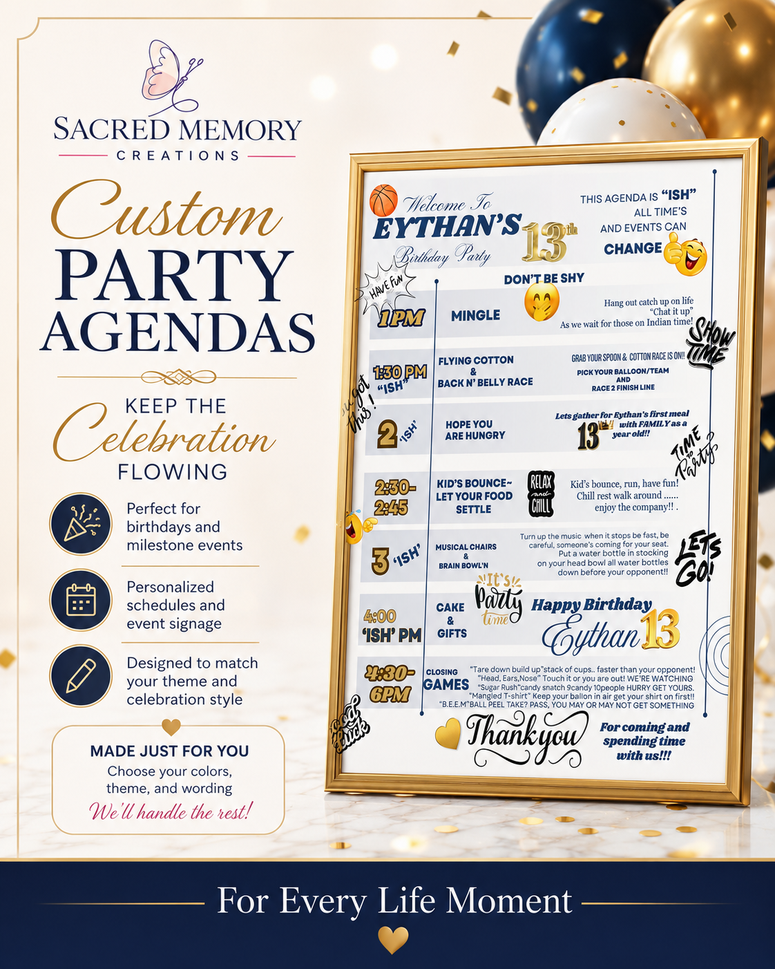 Custom Party Agendas