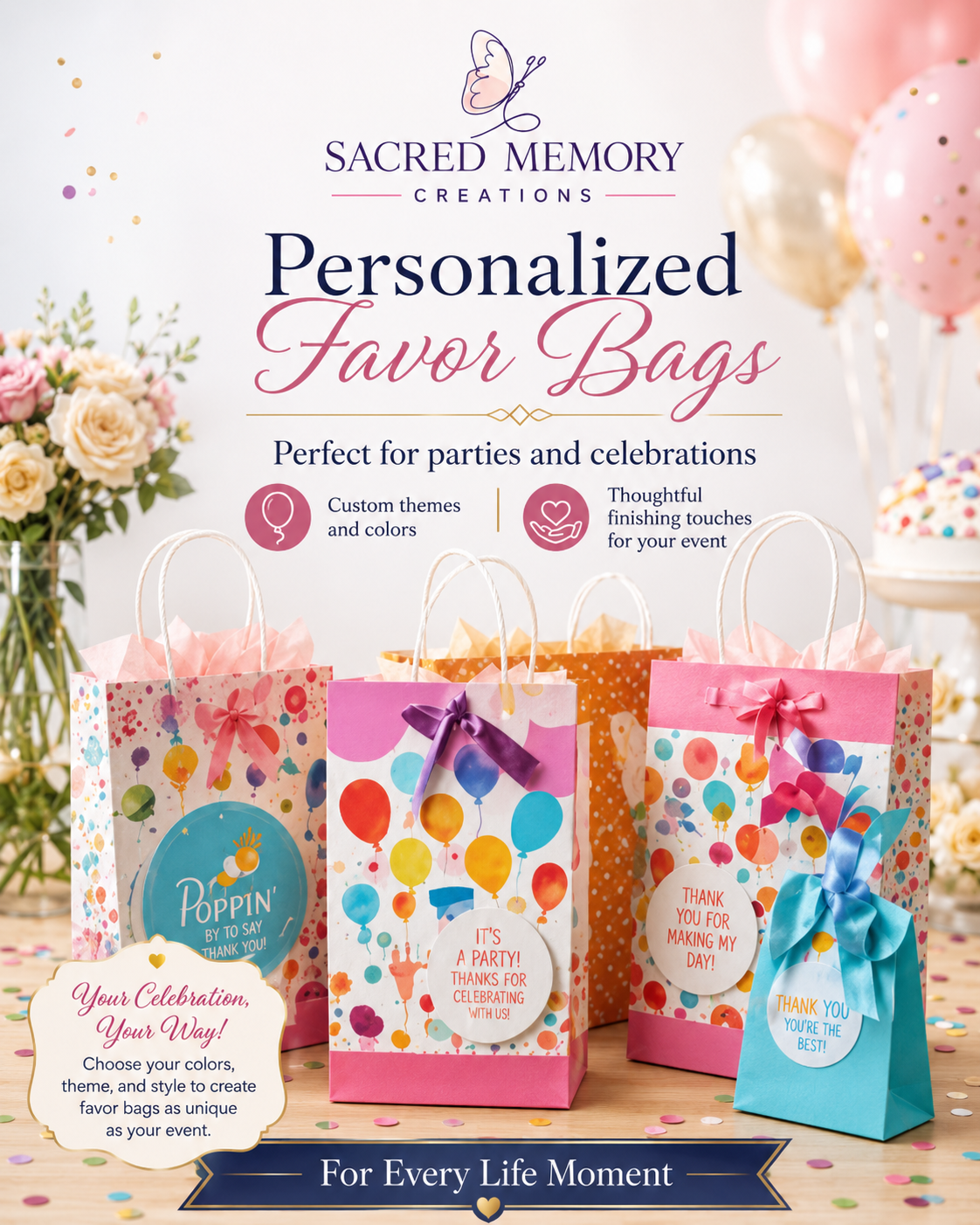 Colorful Party Gift Bags