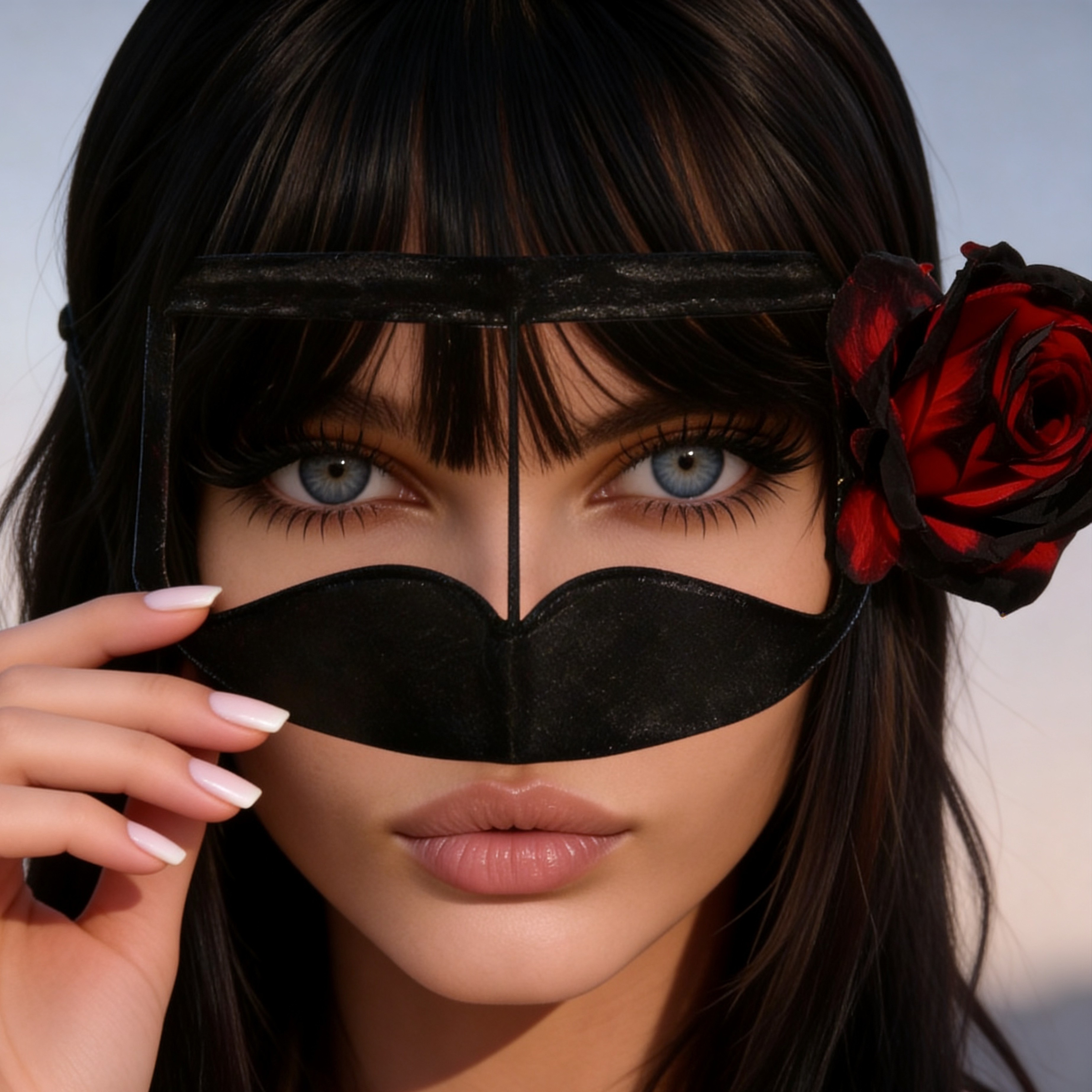 Rose Burqa  برقع روز