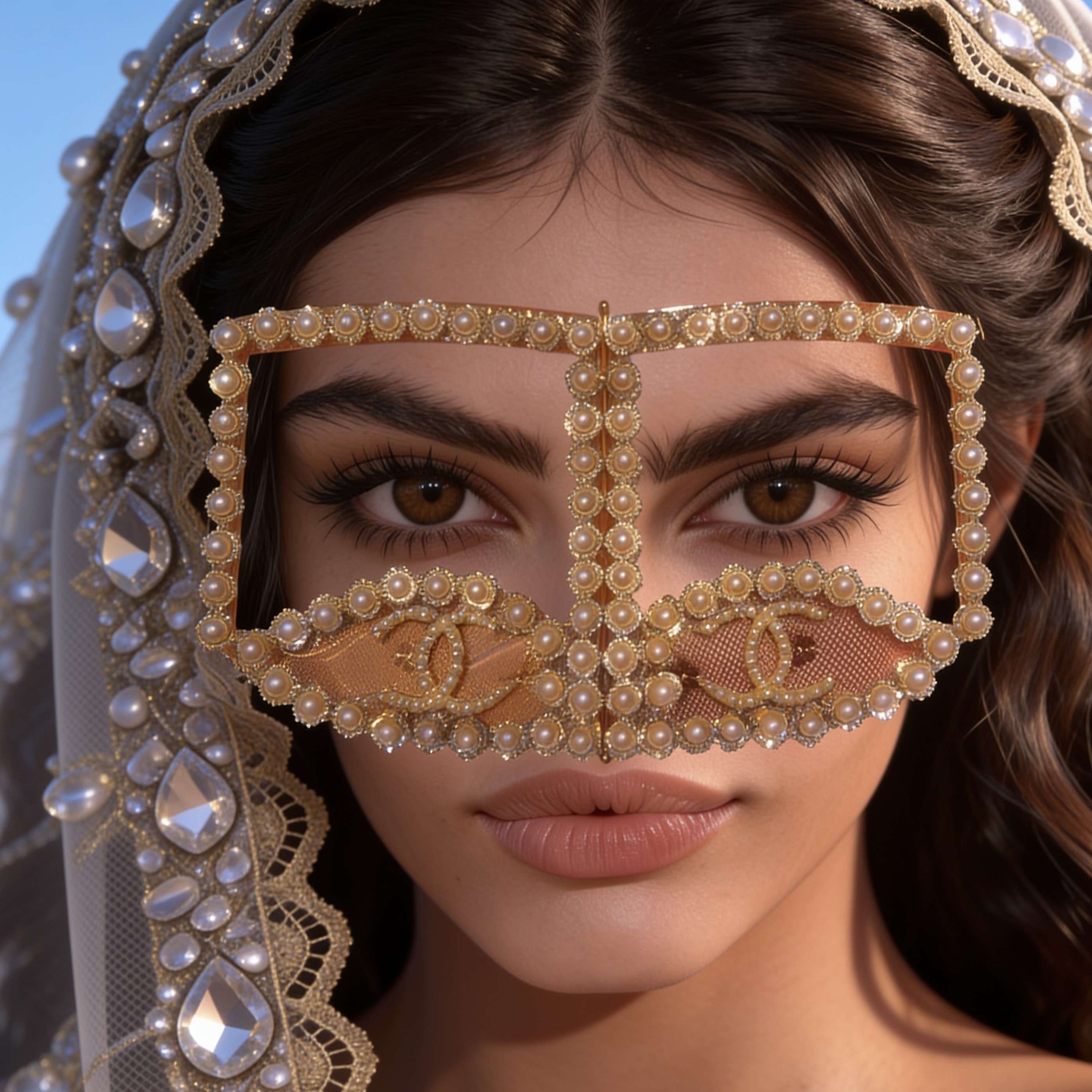 Chanel inspo برقع العروس