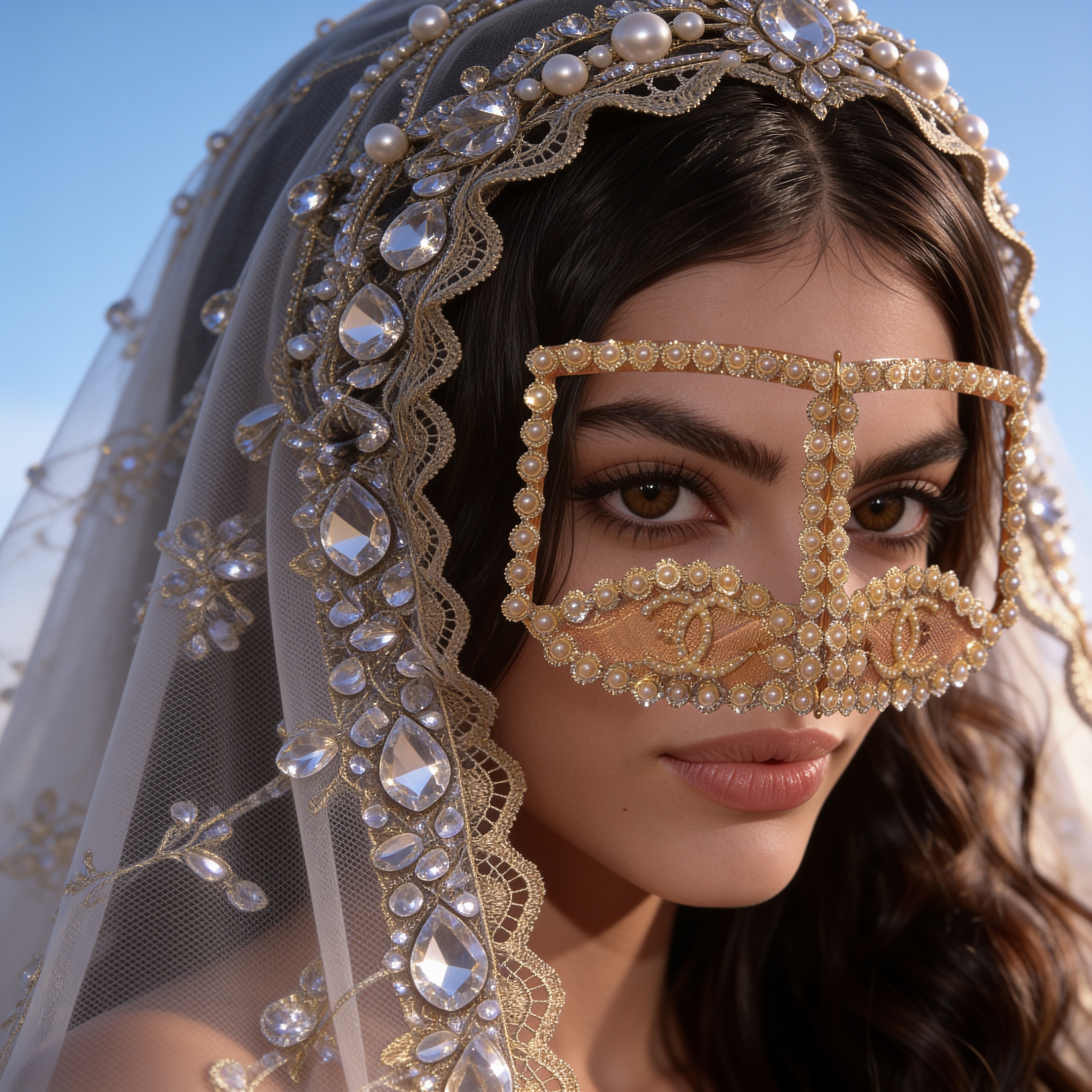 Chanel inspo برقع العروس