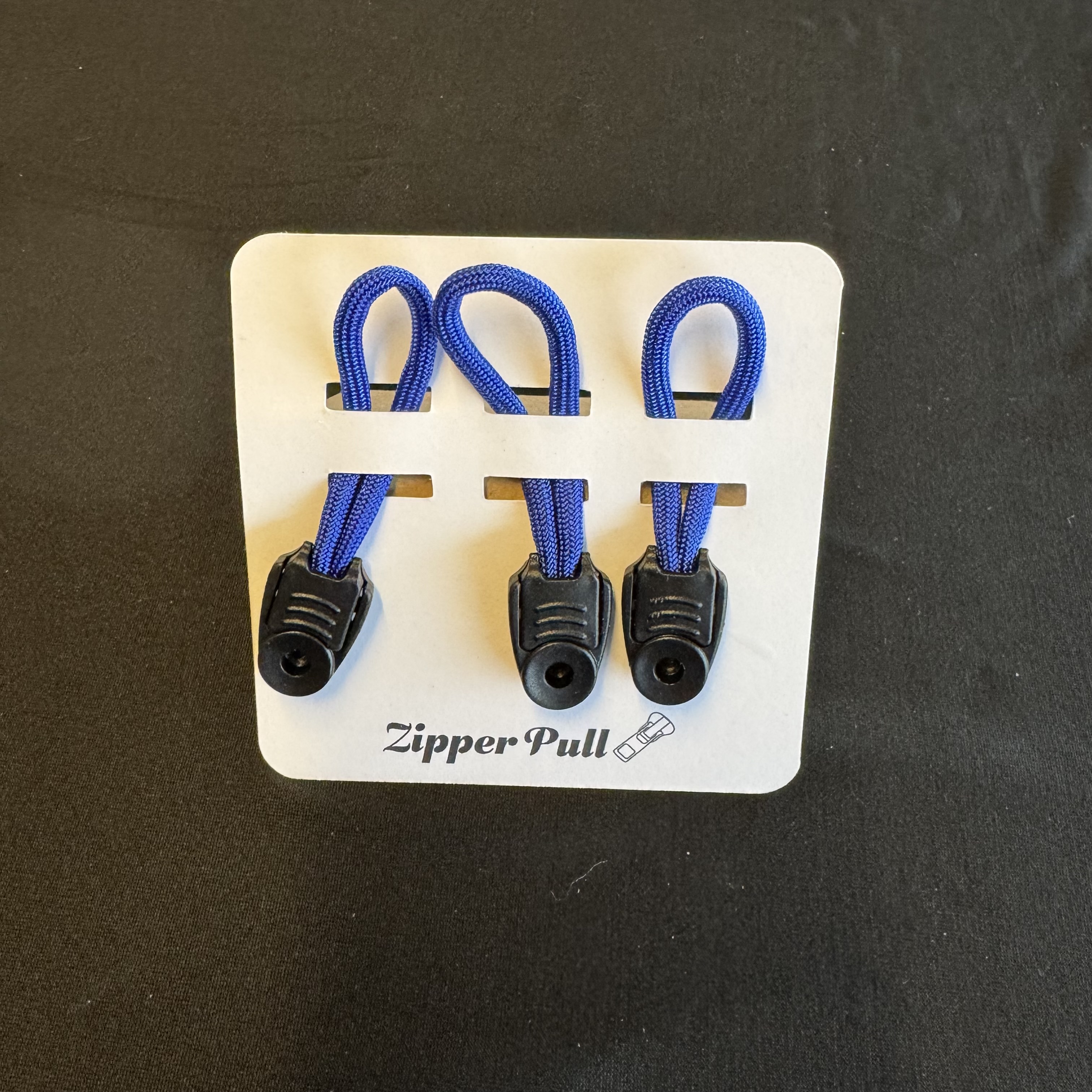 Zipper Pull Set of 3 - Blue