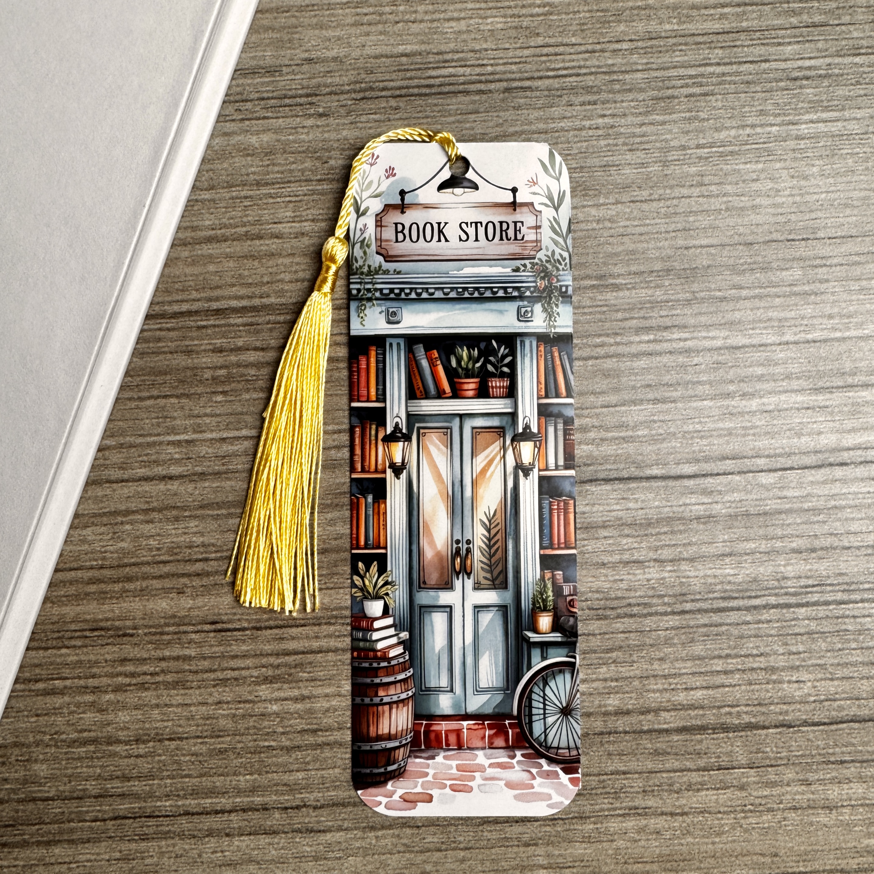 Book Store Bookmark with Tassel
