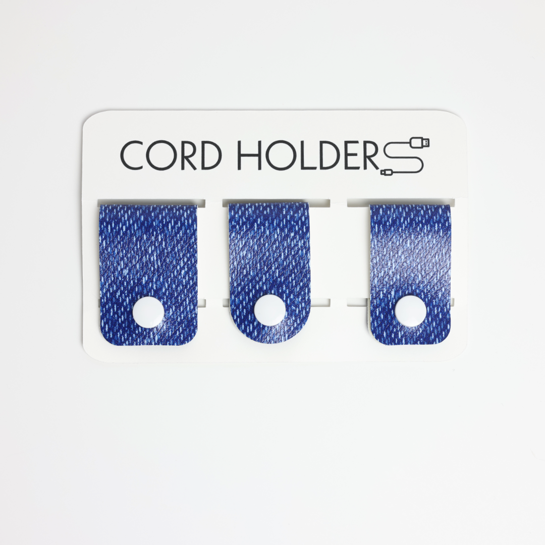 Faux Leather Cord Holder - Style 2