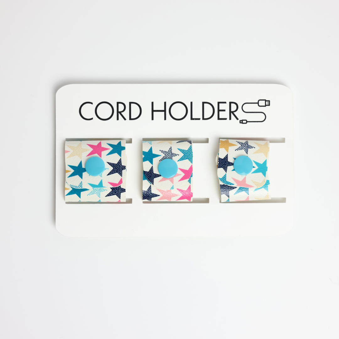 Faux Leather Cord Holder - Style 1