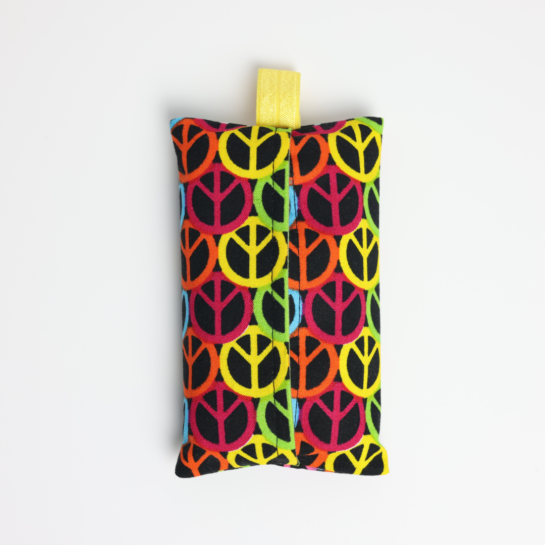 Pocket Tissue Holder - Peace Sign