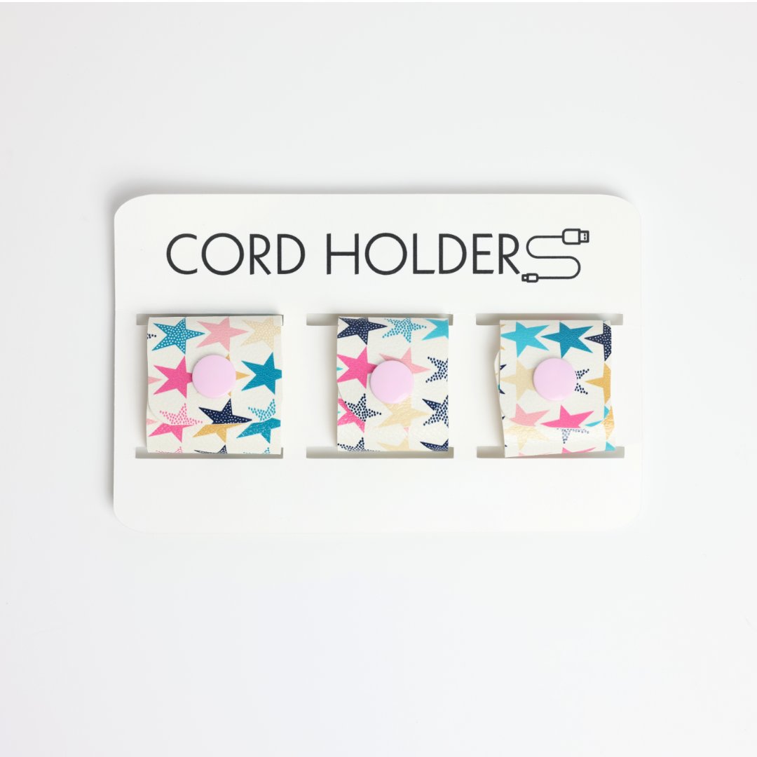 Faux Leather Cord Holder - Style 1