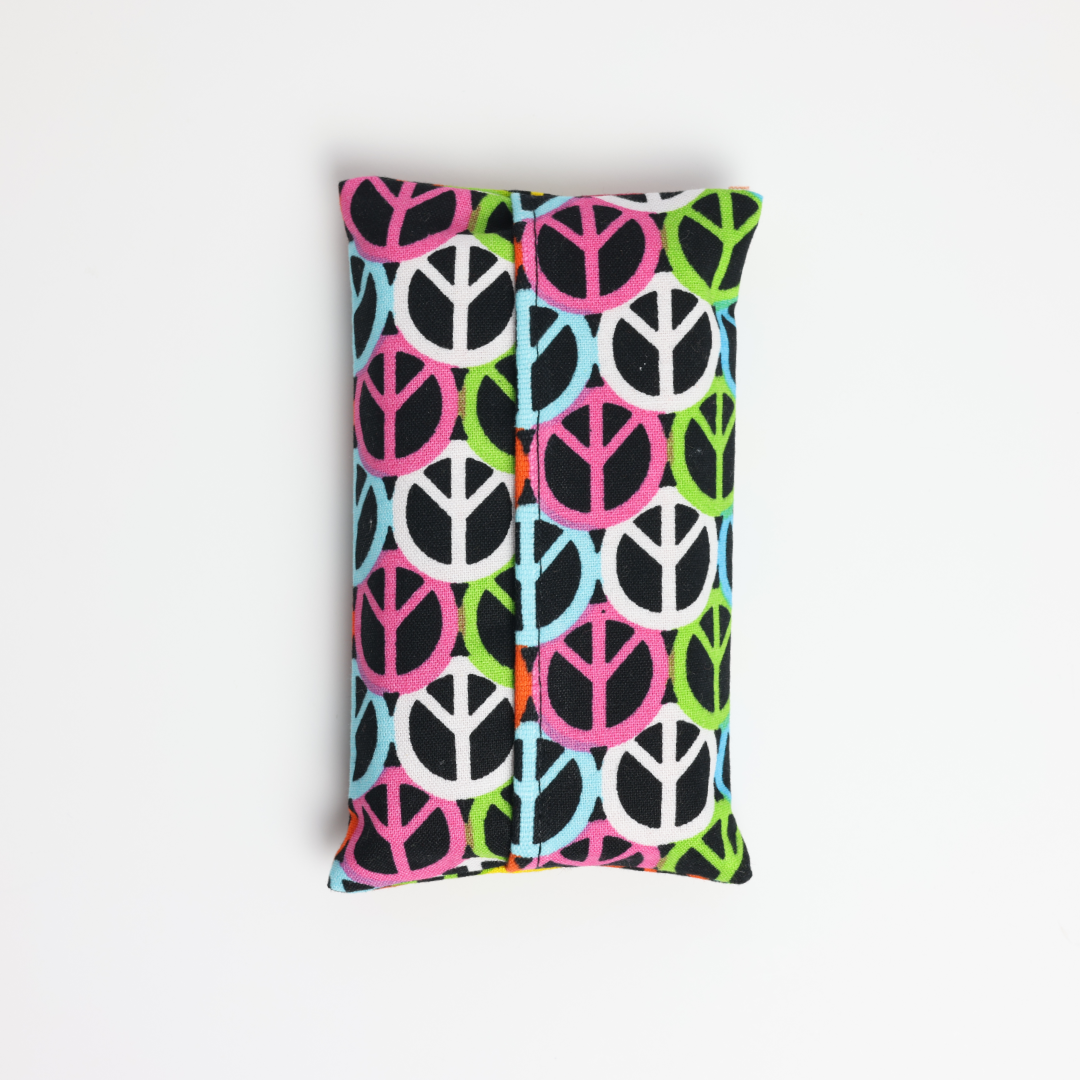 Pocket Tissue Holder - Peace Sign