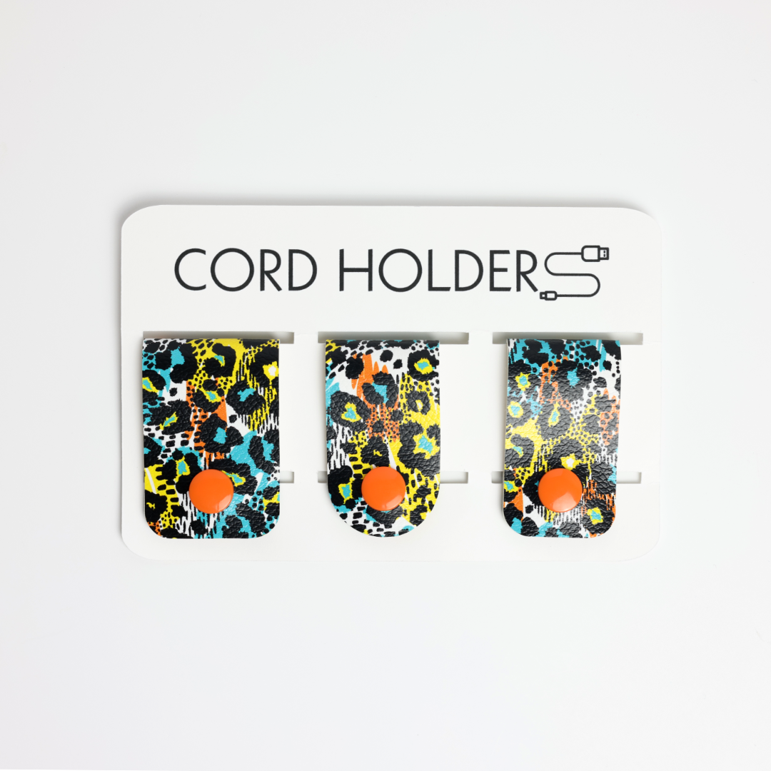 Faux Leather Cord Holder - Style 2