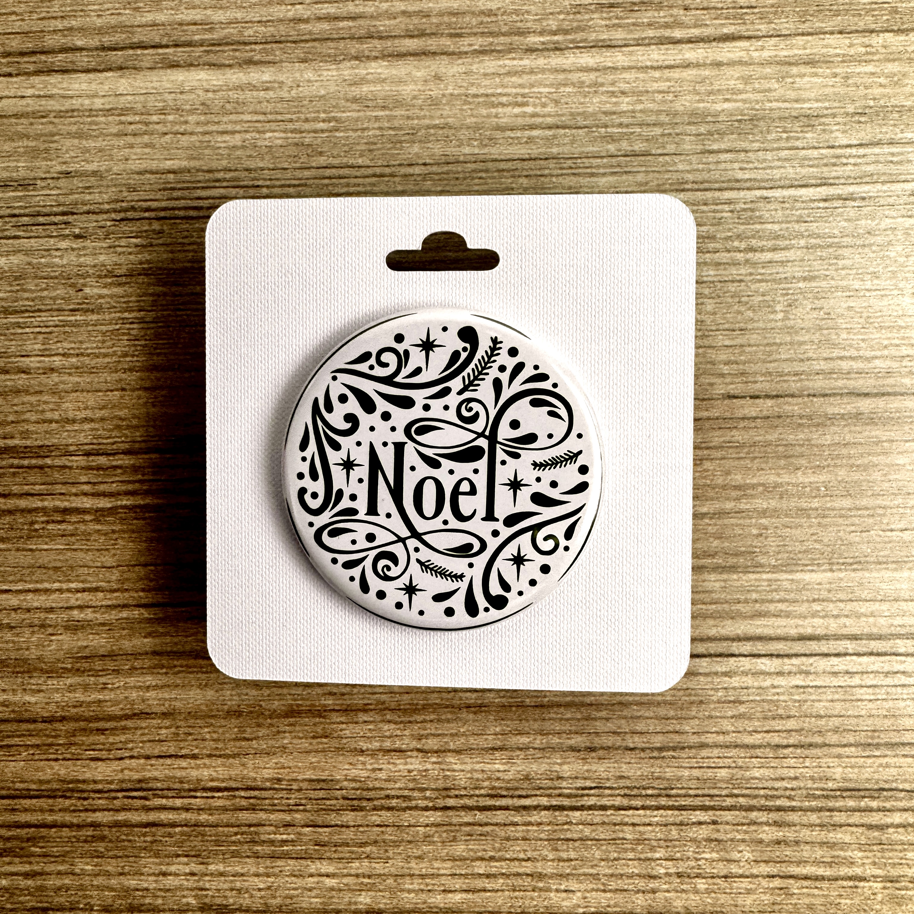 Noel Pin-Back Button