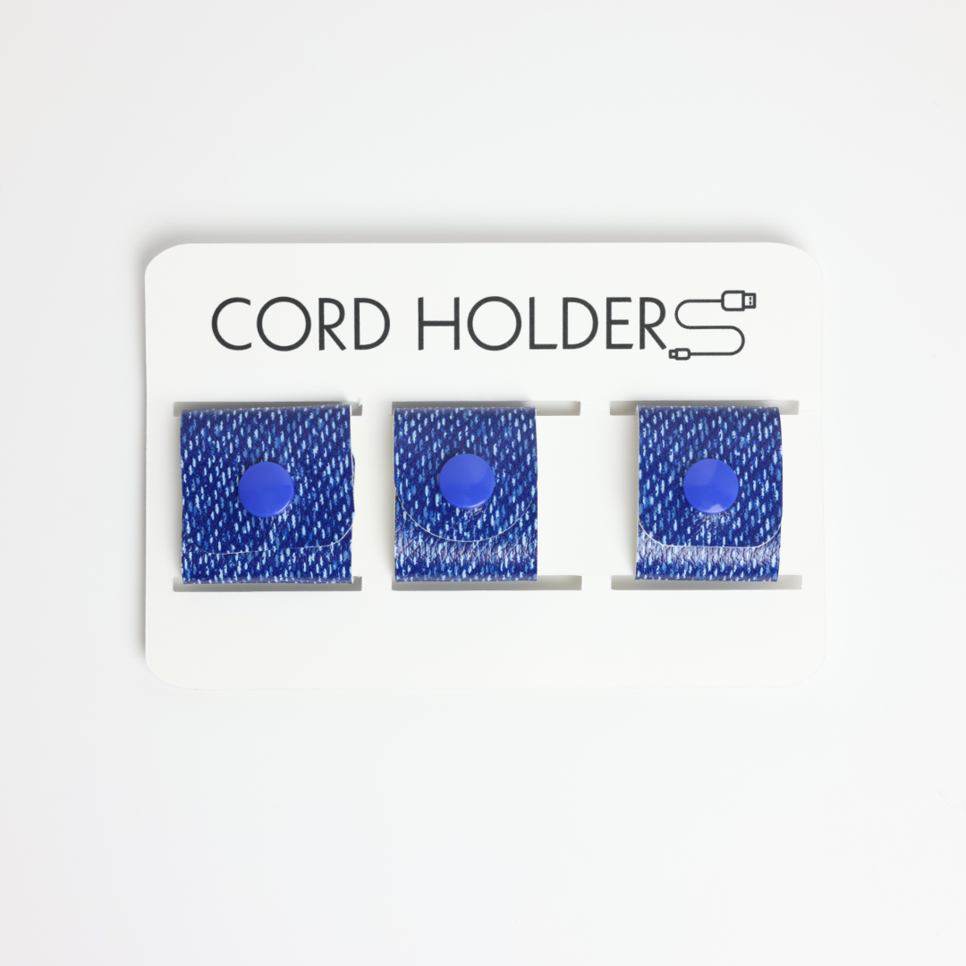 Faux Leather Cord Holder - Style 1