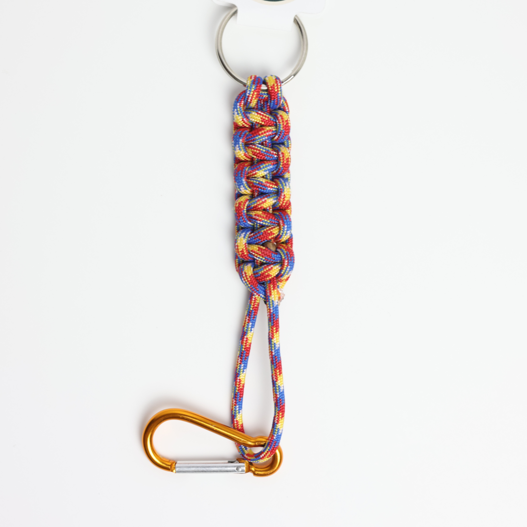 Multi-Color Paracord Keychain