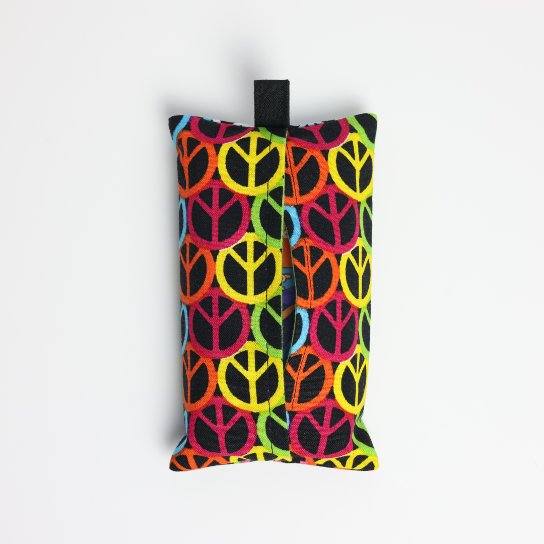 Pocket Tissue Holder - Peace Sign