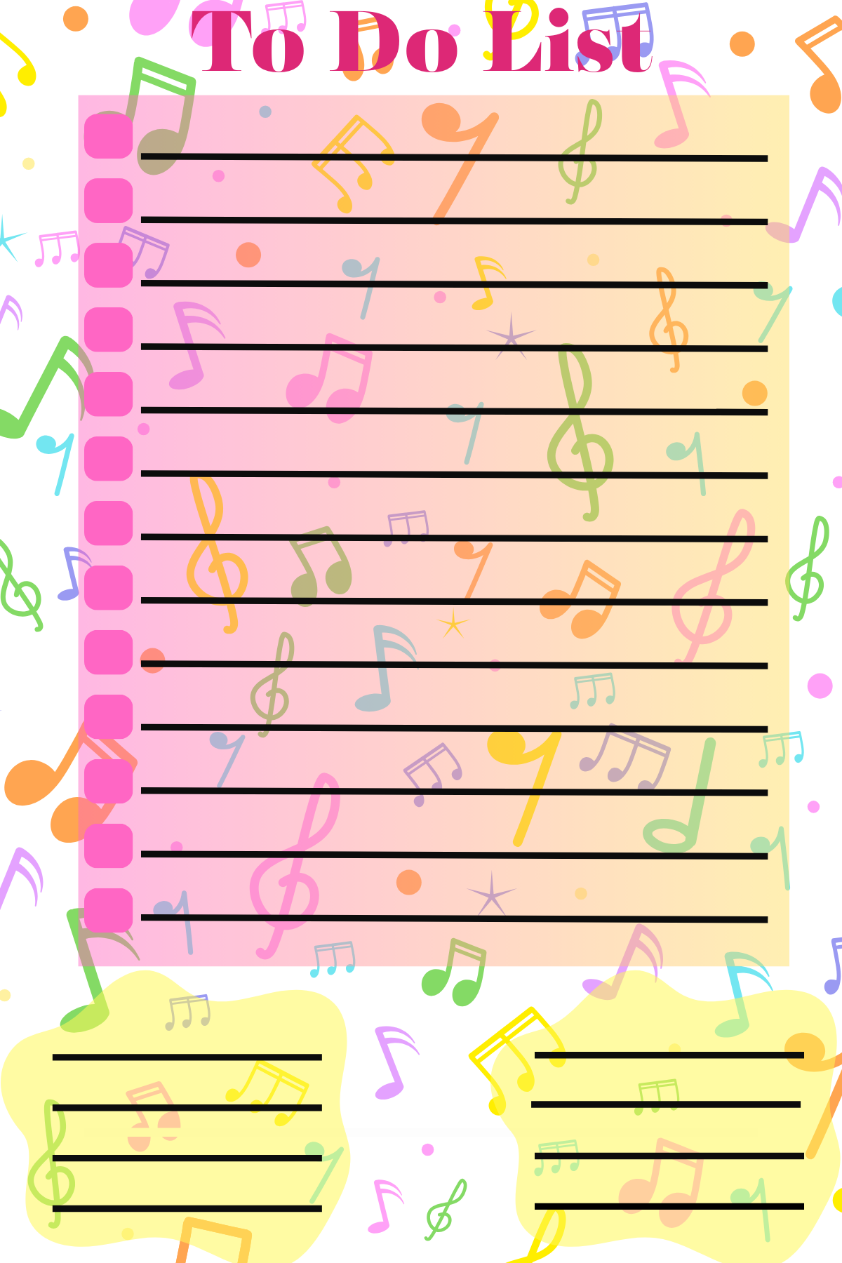 Happy Notes To Do List Notepad