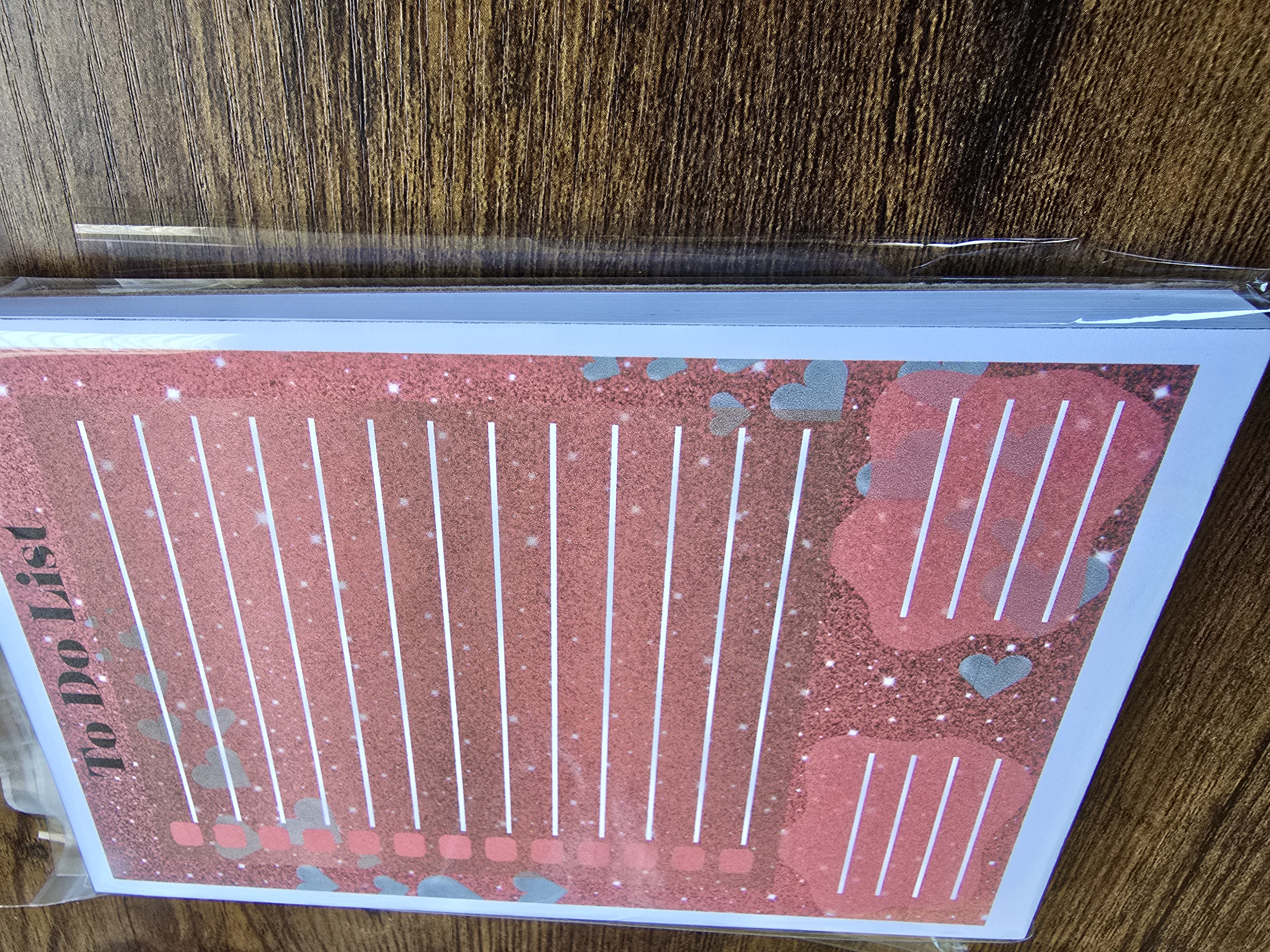 Sweetheart To Do Notepad 