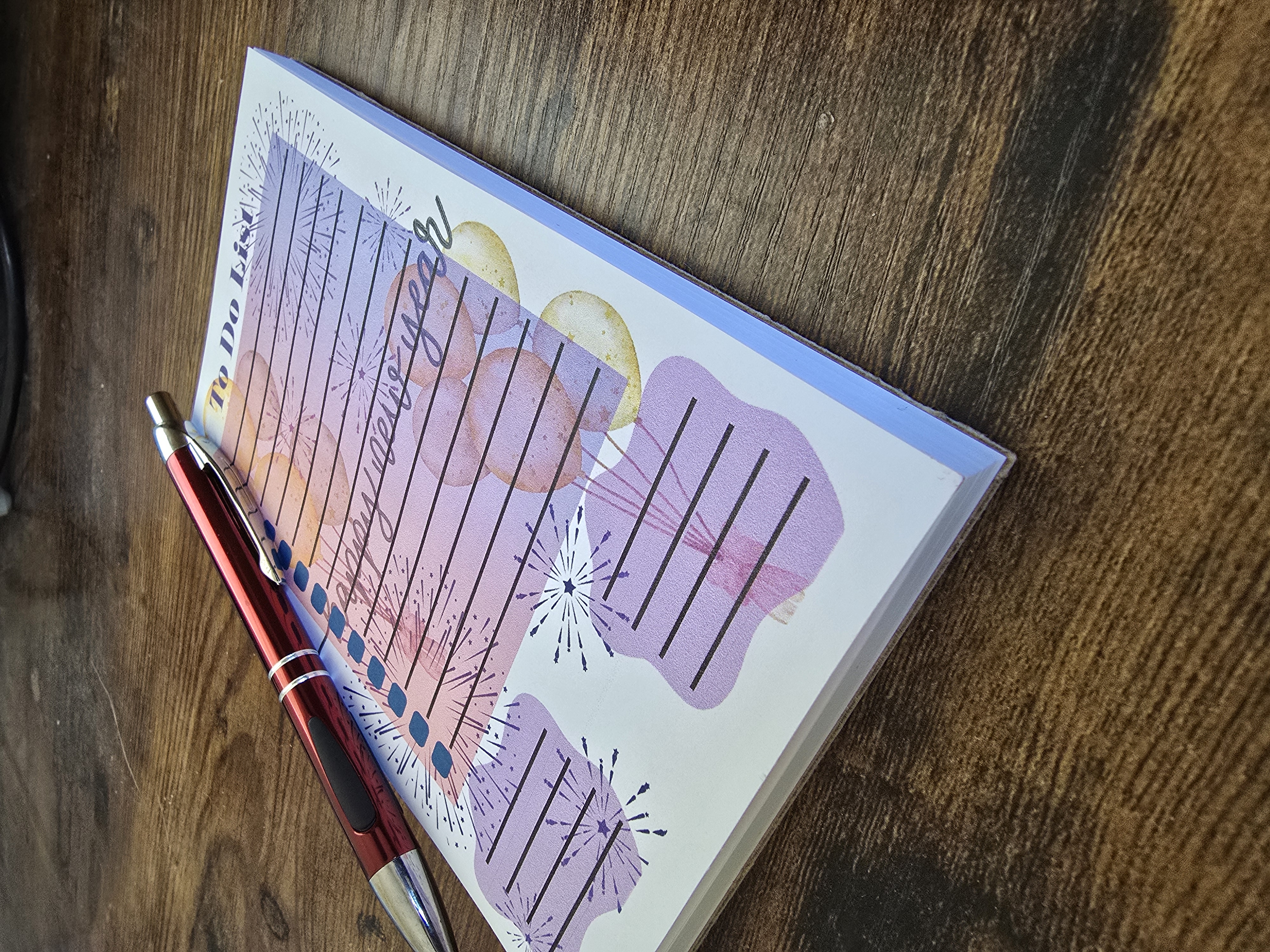 New Year To-Do List Pad