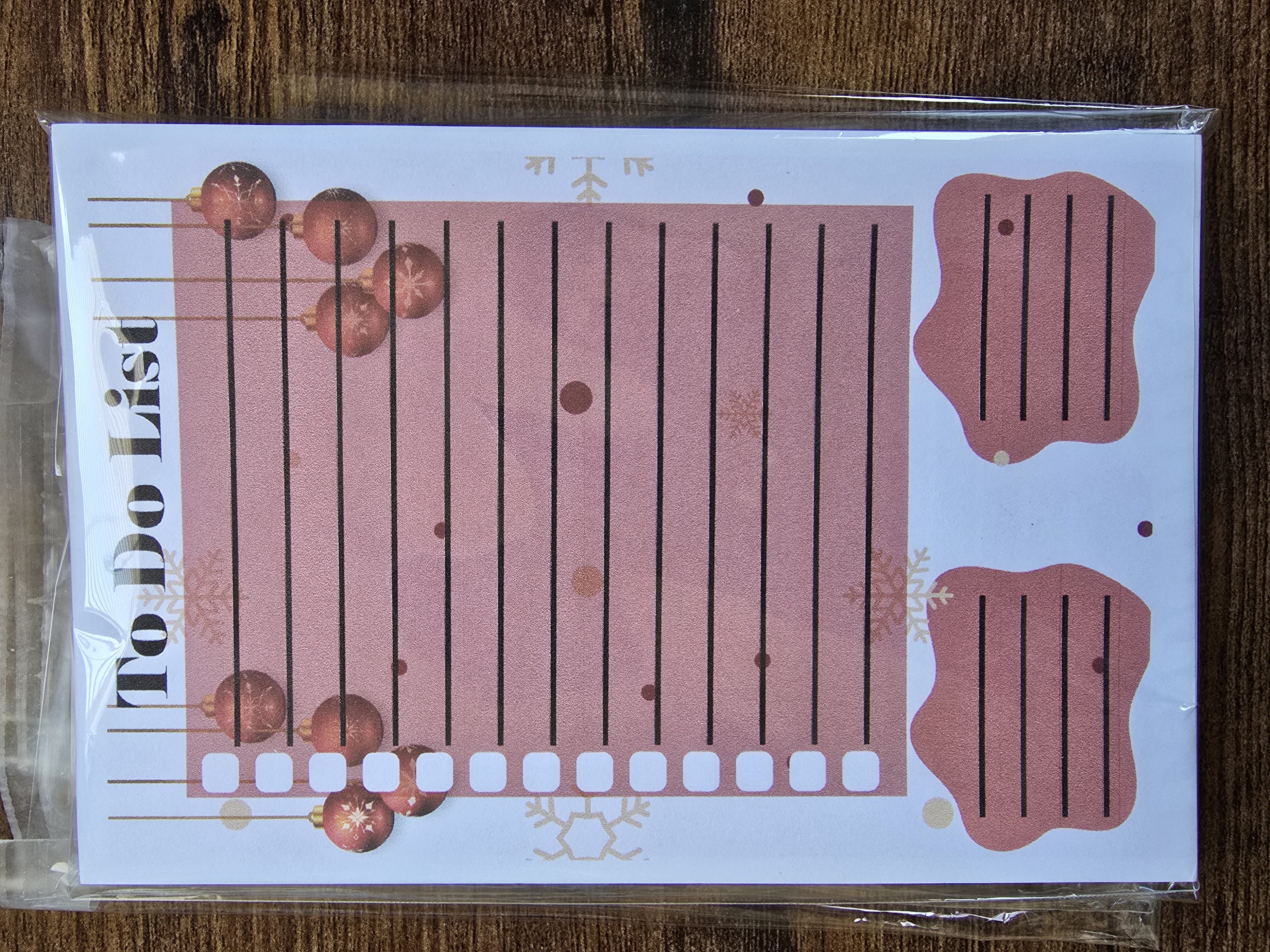 Festive In Red To-Do List NotePads