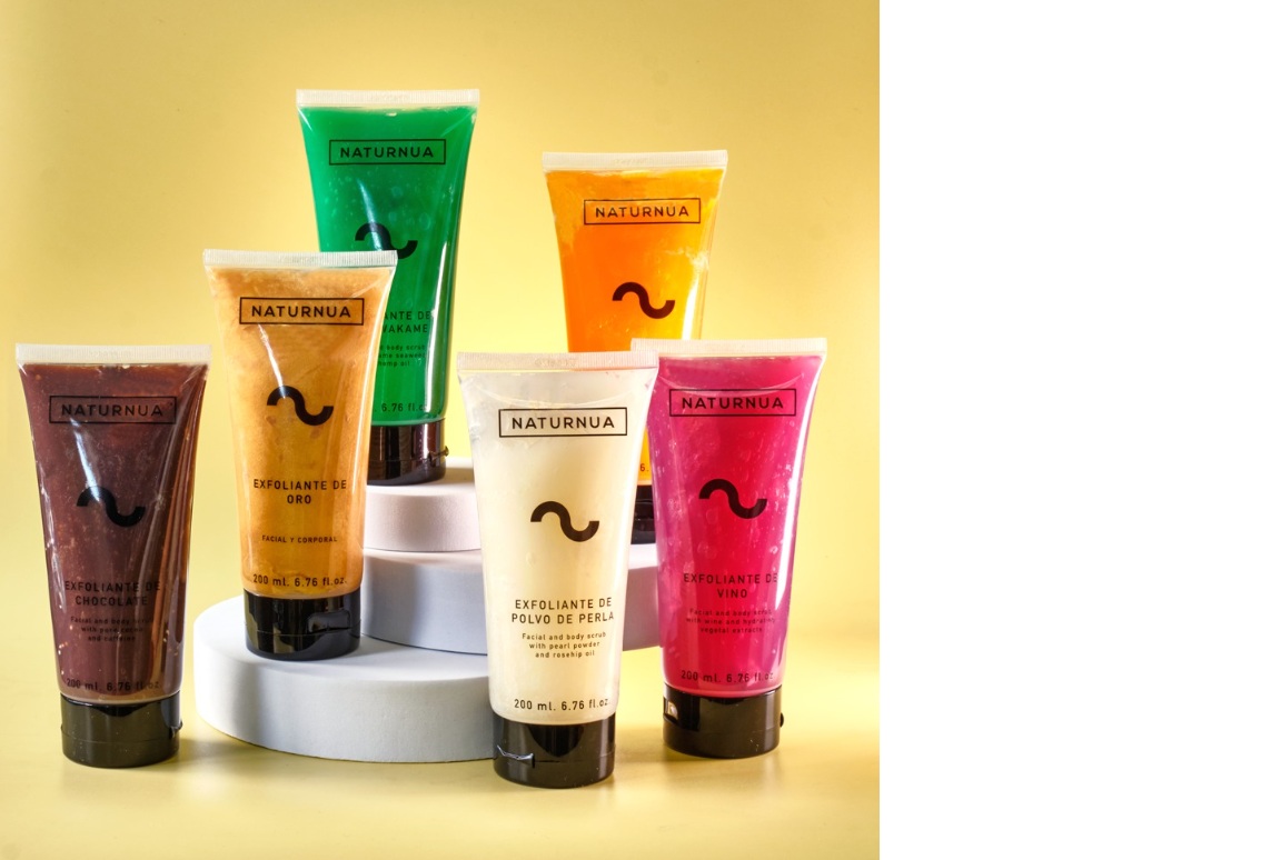 Exfoliantes corporales y faciales NATURNUA