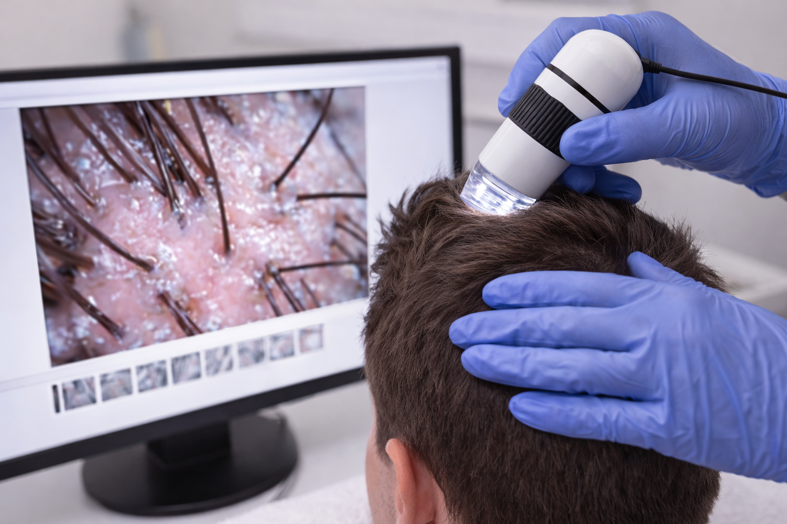 Diagnóstico Capilar · Análisis Profesional del Cuero Cabelludo