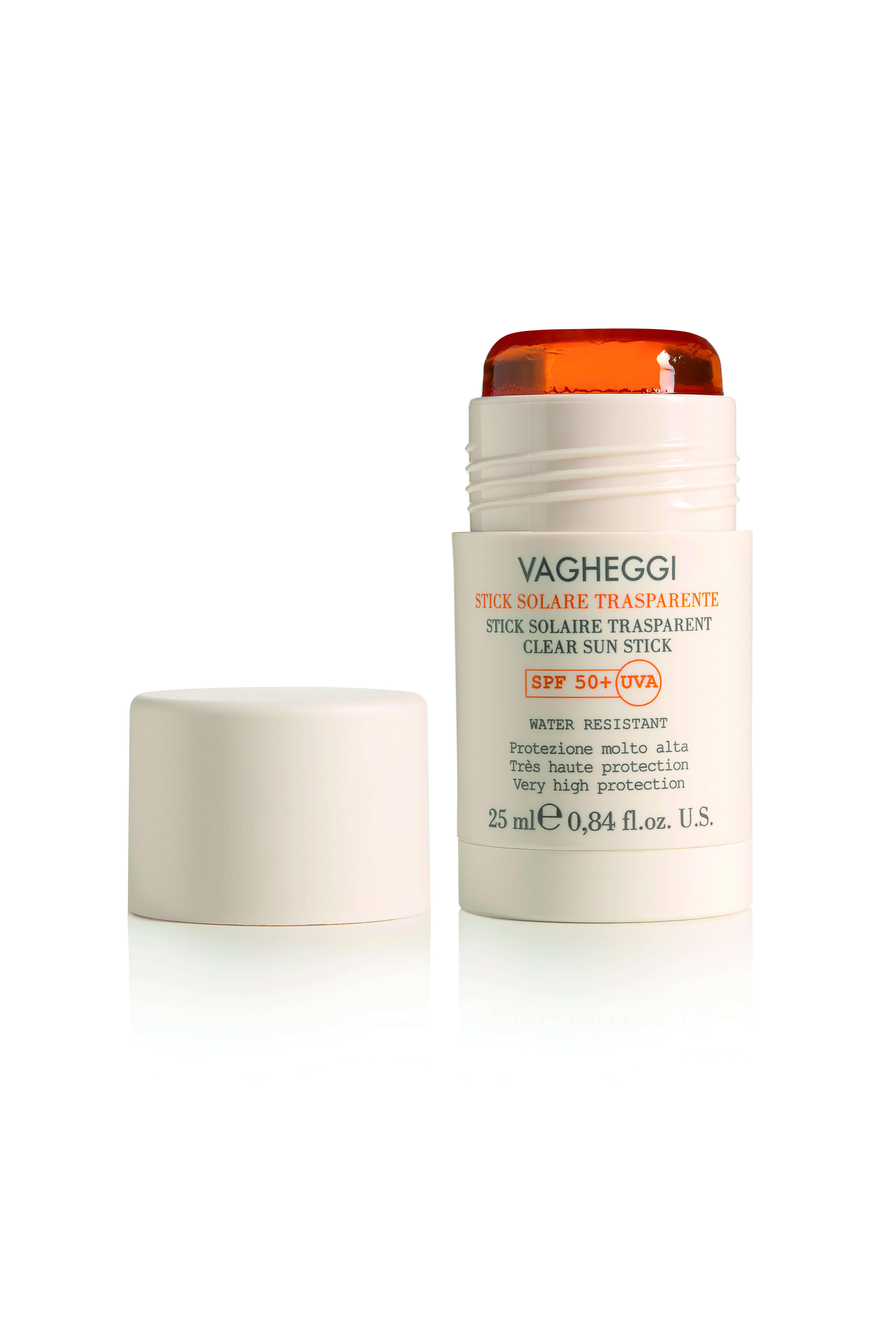 STICK SOLAR TRANSPARENTE SPF 50+ UVA – 25 ml BY VAGHEGGI