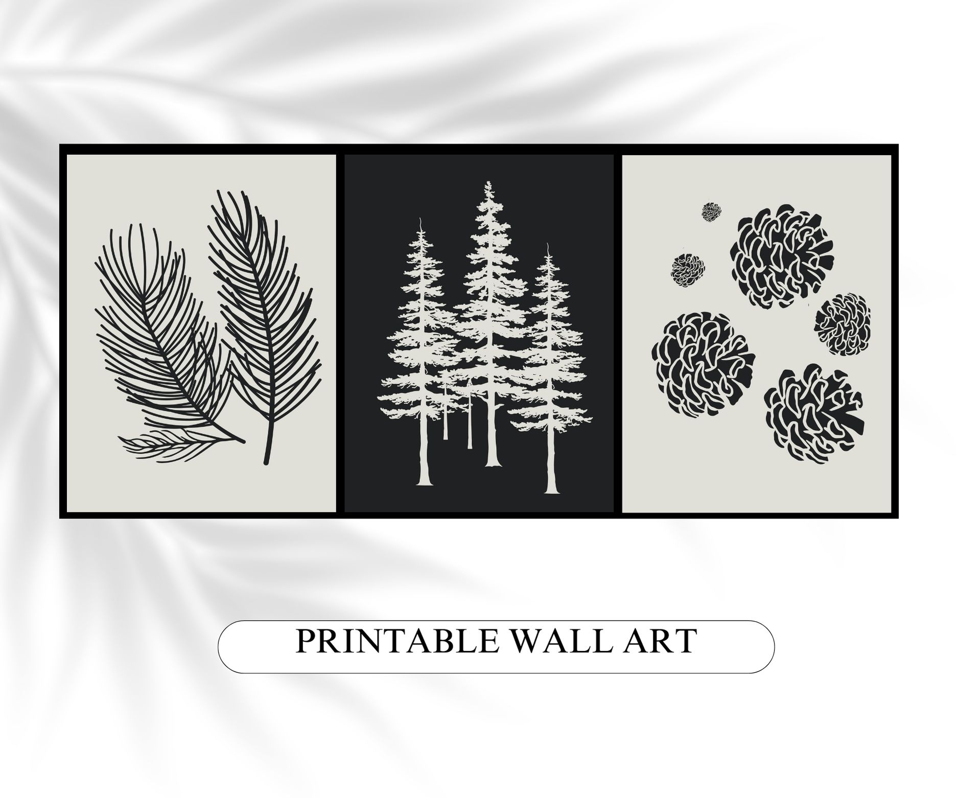 Pines - Botanical Printable Wall Art