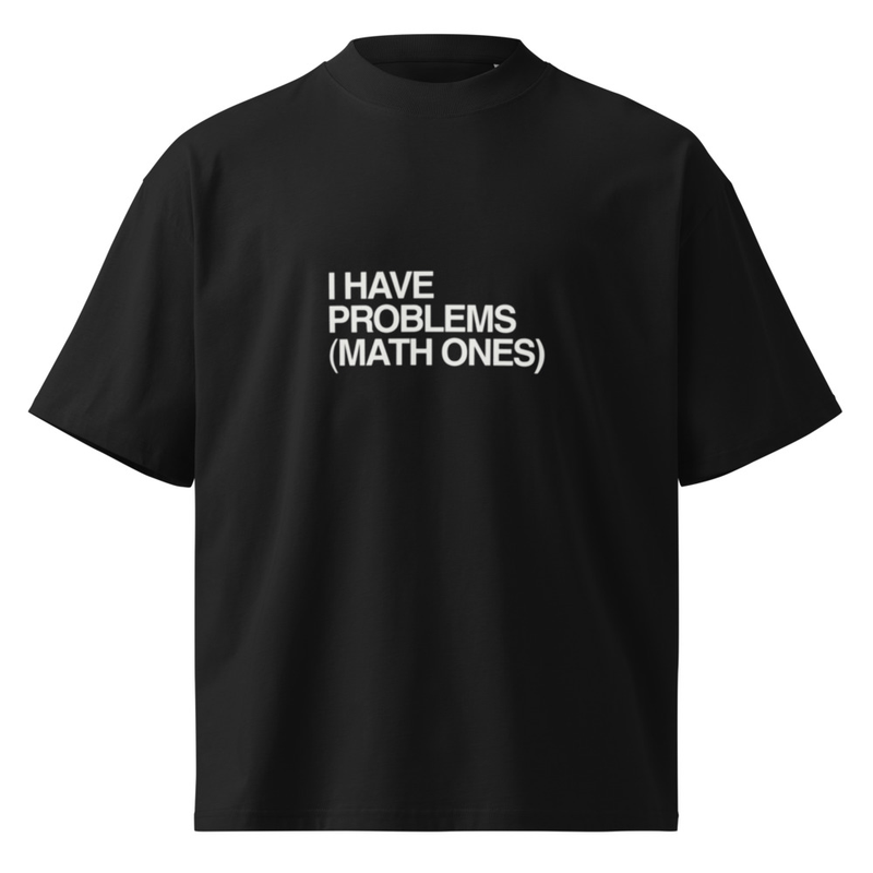 Math Problems Oversized Tee