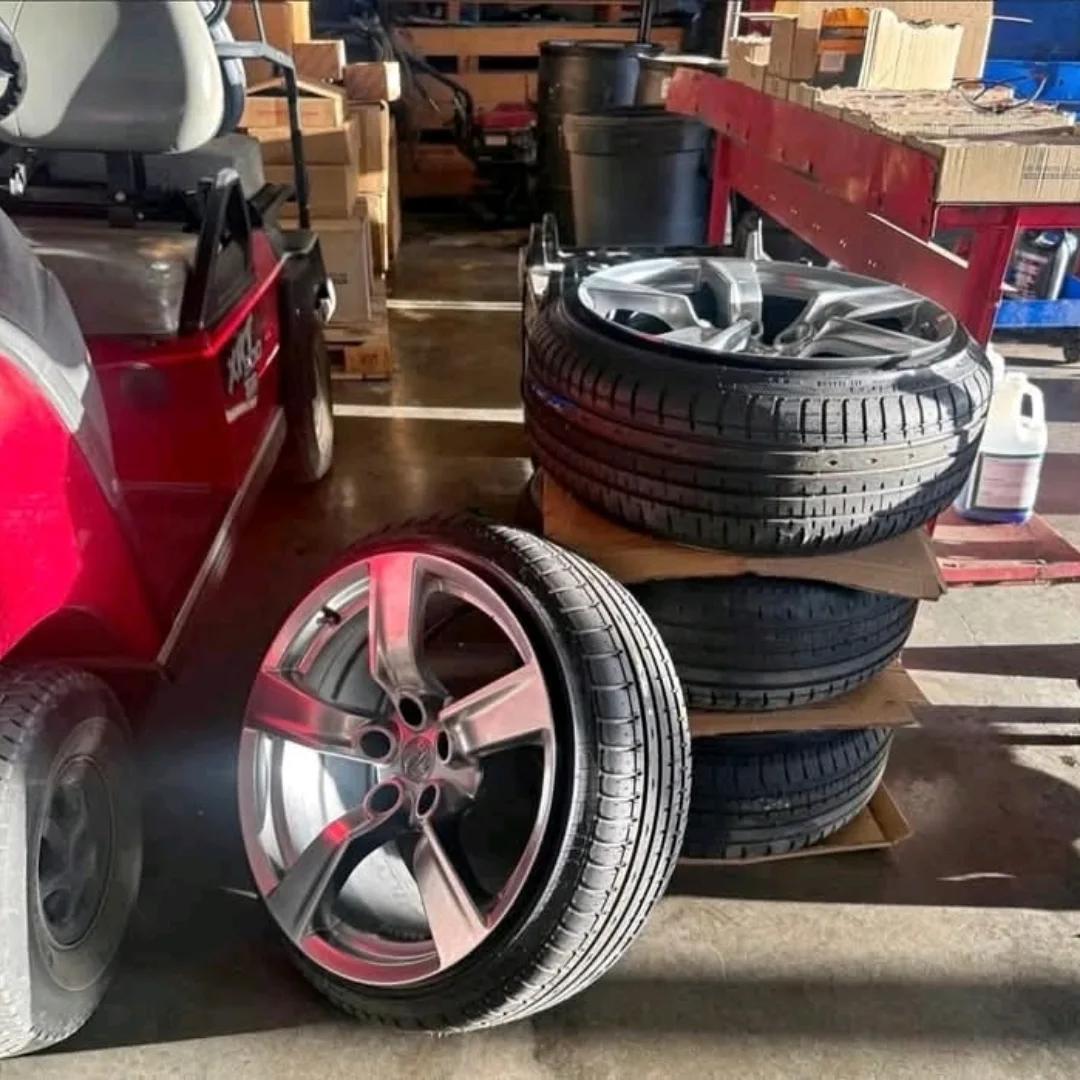 Full set of Rear 370Z Stocks 18x9