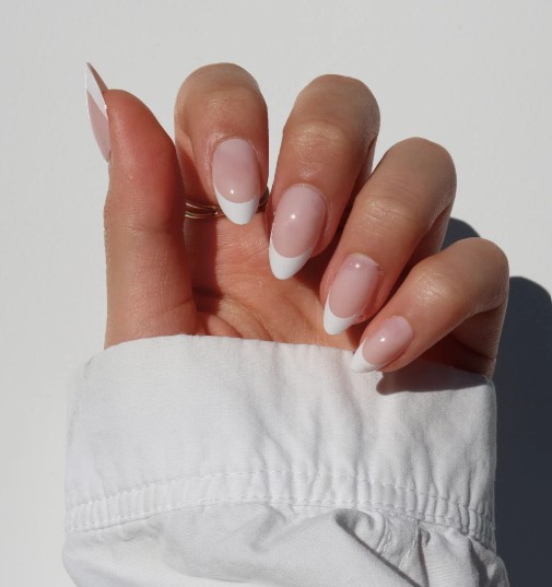 French Manicure Press-On Nails