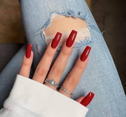 Single Color Basic Press-On Nails