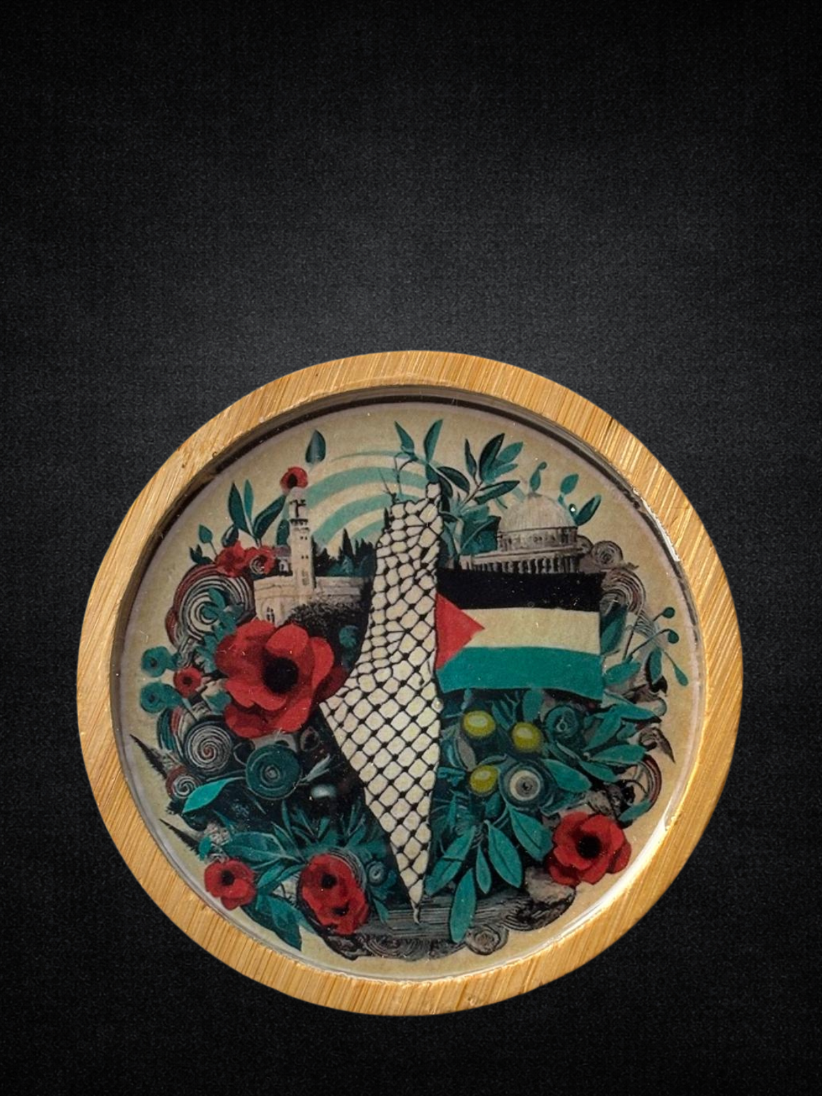 Handcrafted Palestinian Decorative Plate