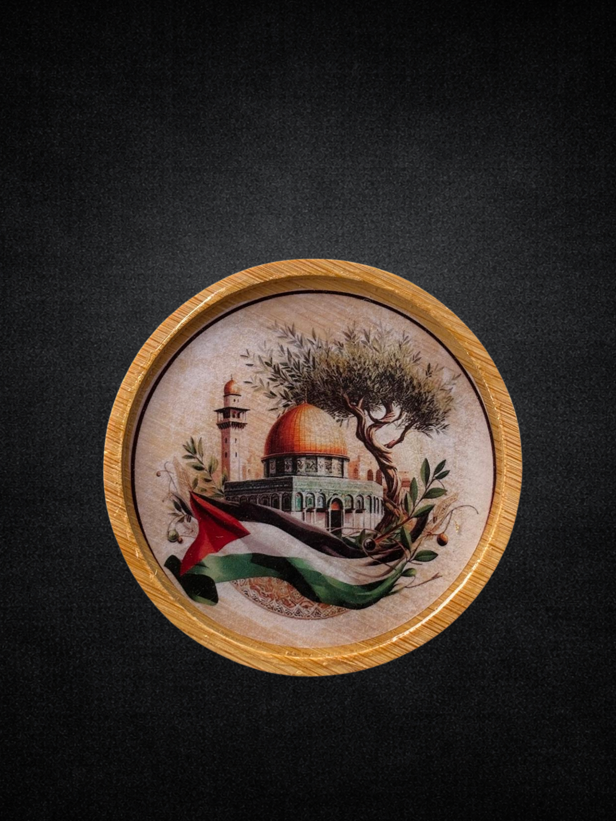 Decorative Wall Plate with Jerusalem Motif