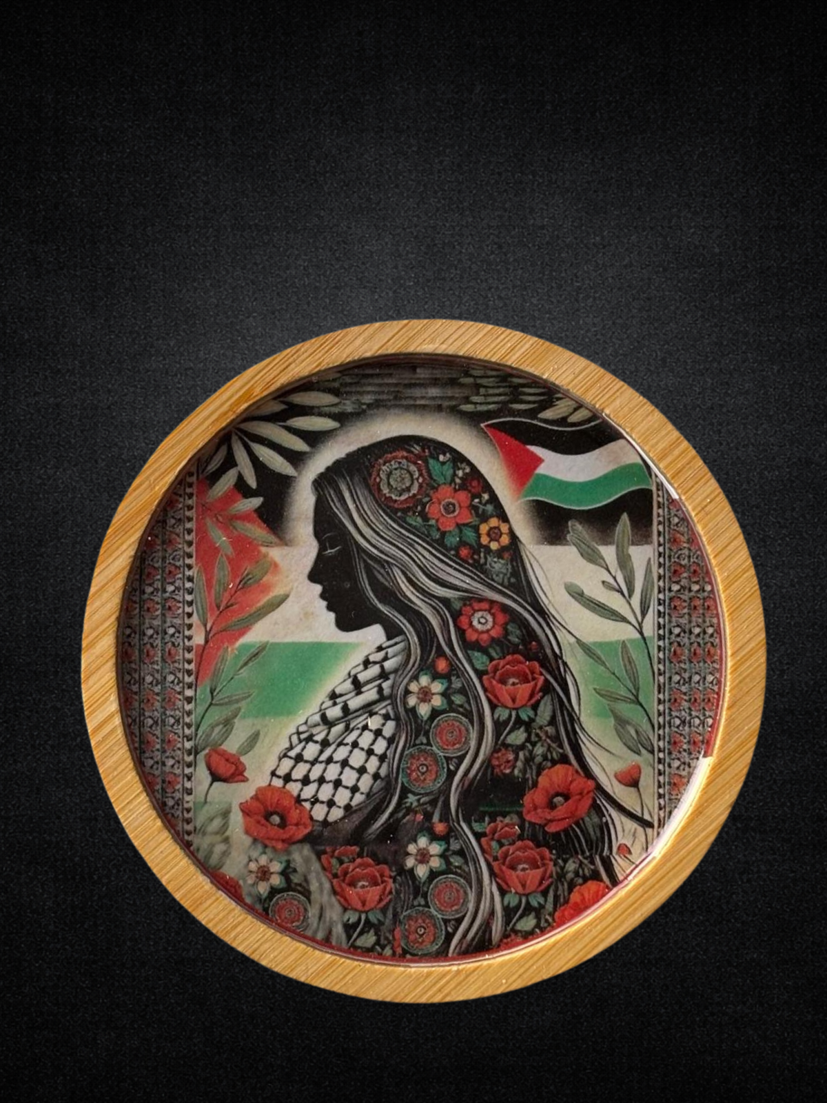 Palestinian Art Decorative Plate