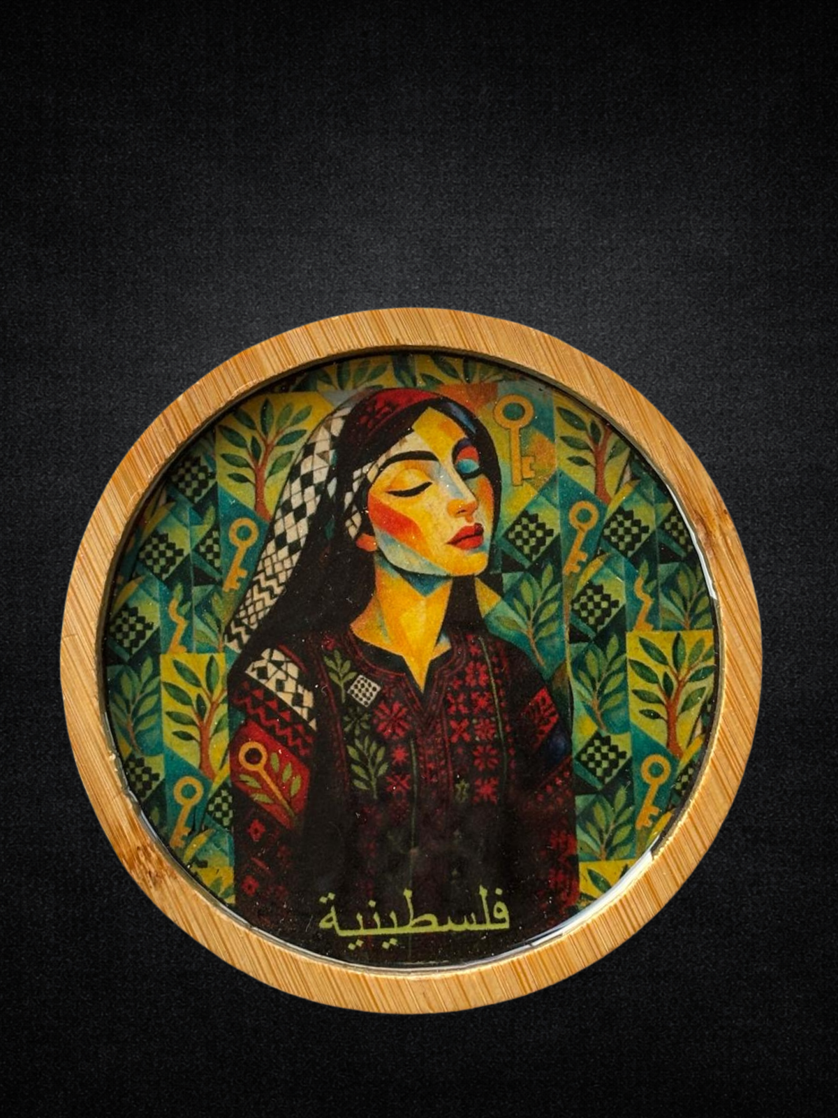 Handcrafted Palestinian Decorative Plate