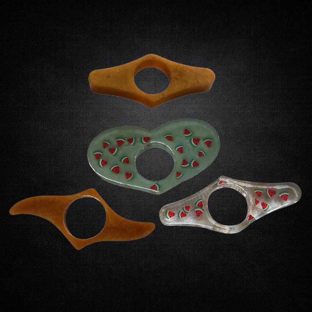 Unique Handmade Resin Rings