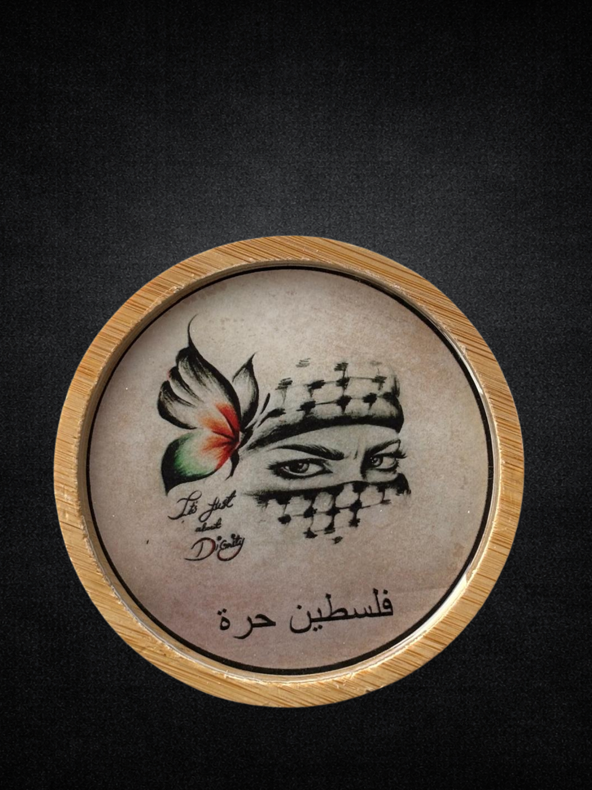 Palestinian Freedom Artwork Plate