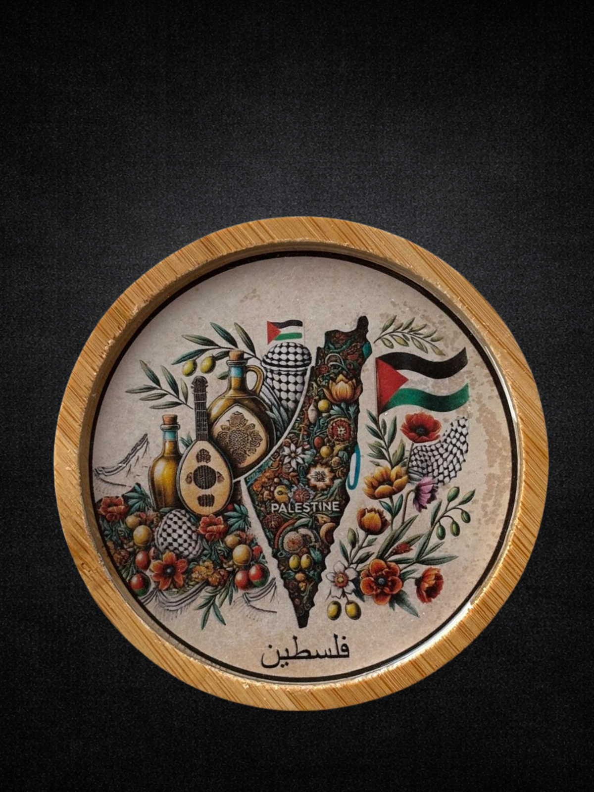Palestine-themed Decorative Plate