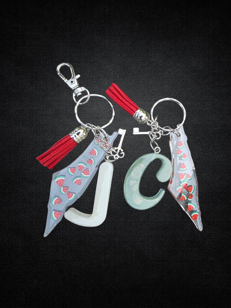 Personalized Alphabet Keychains