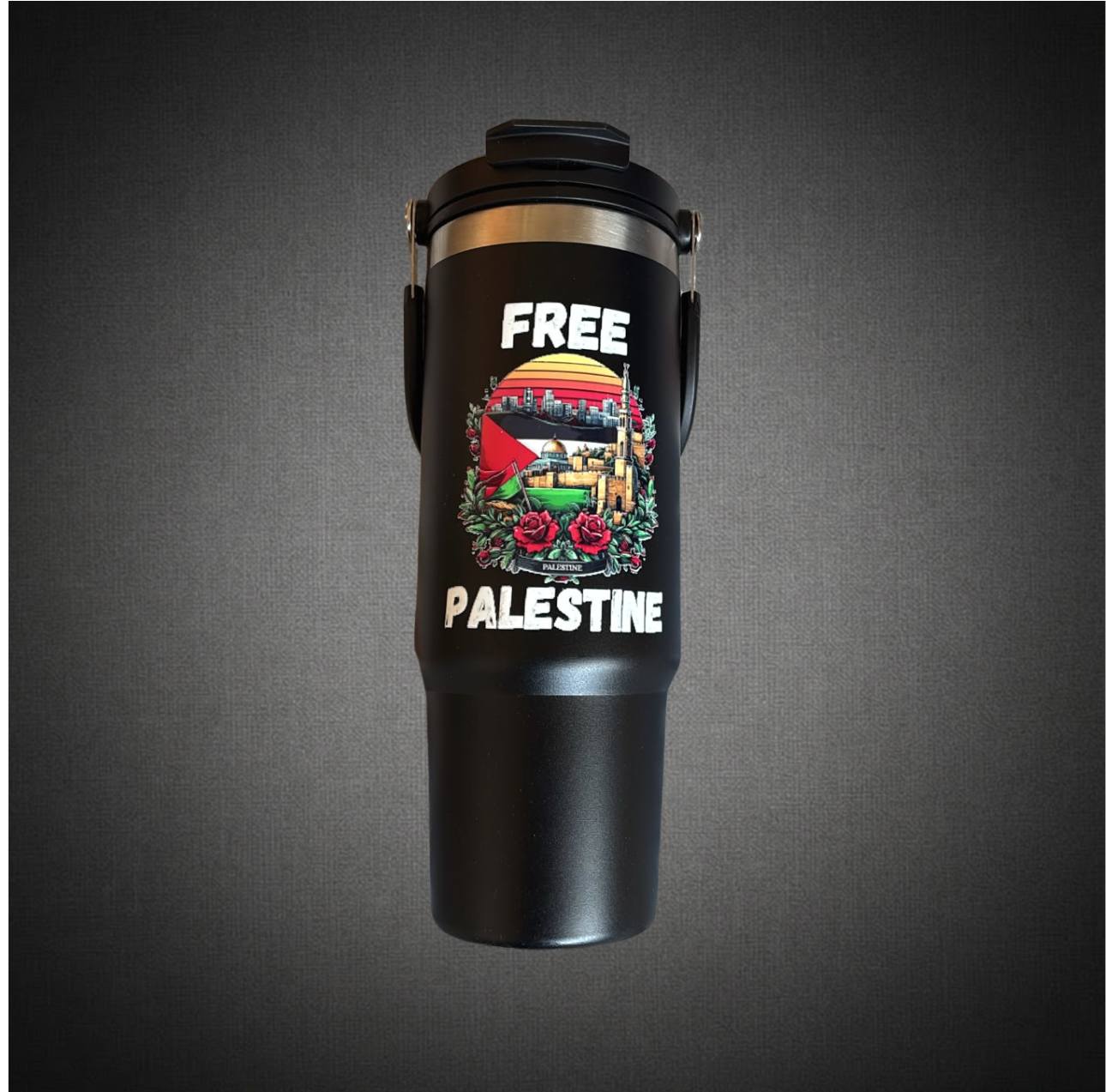Botella Termica de Acero Personalizable | Coleccion Sumud