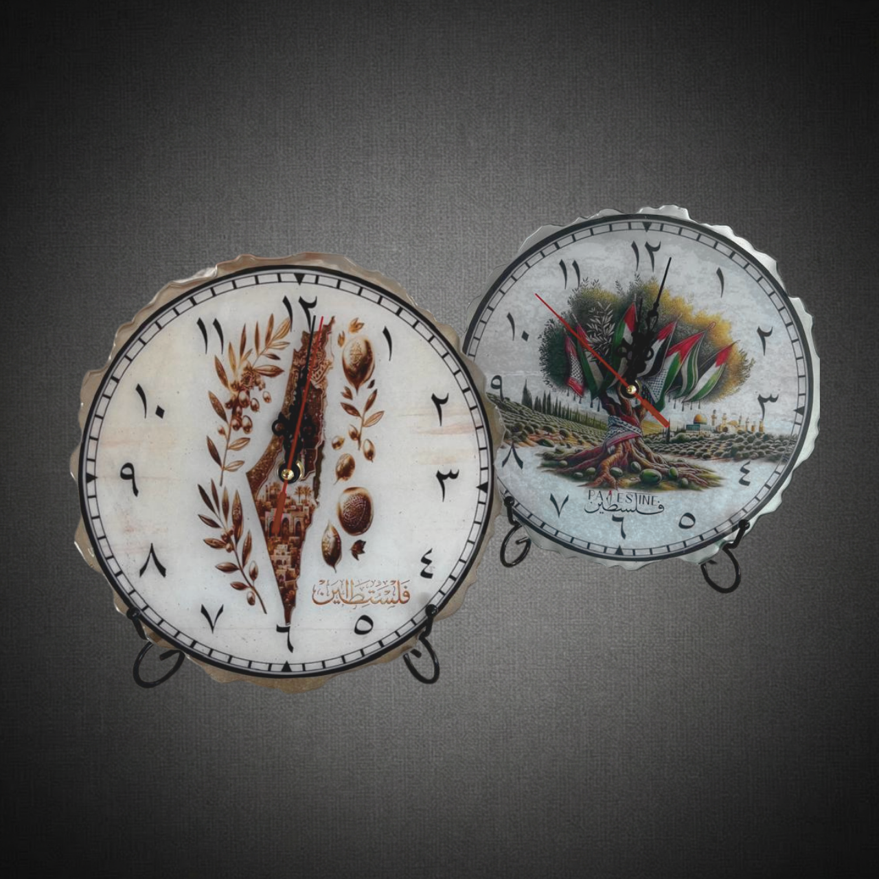 Reloj mural Grande  — Colección Sumud