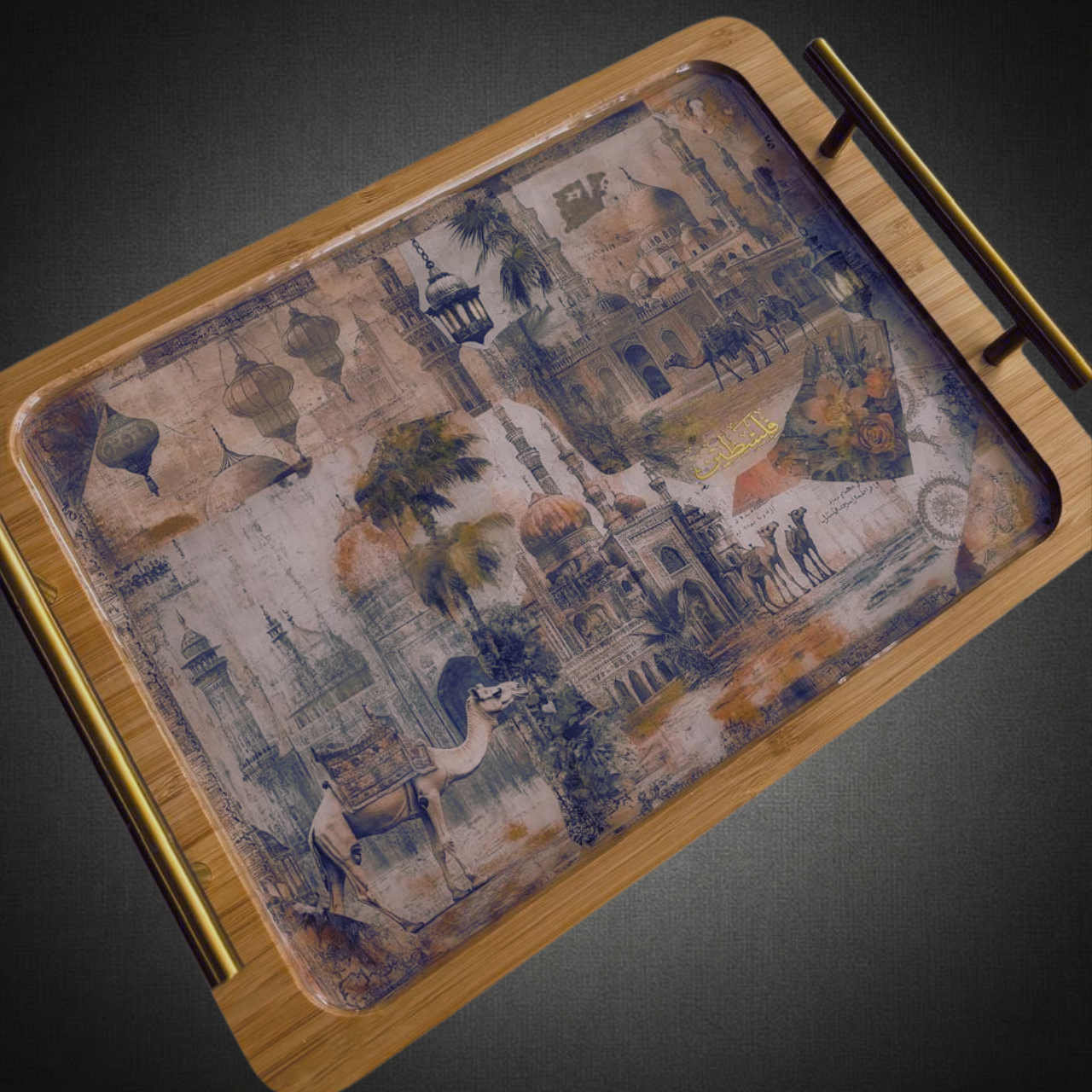 Bandeja Mediana para servir –  Esencia de Oriente | Sumud Qum