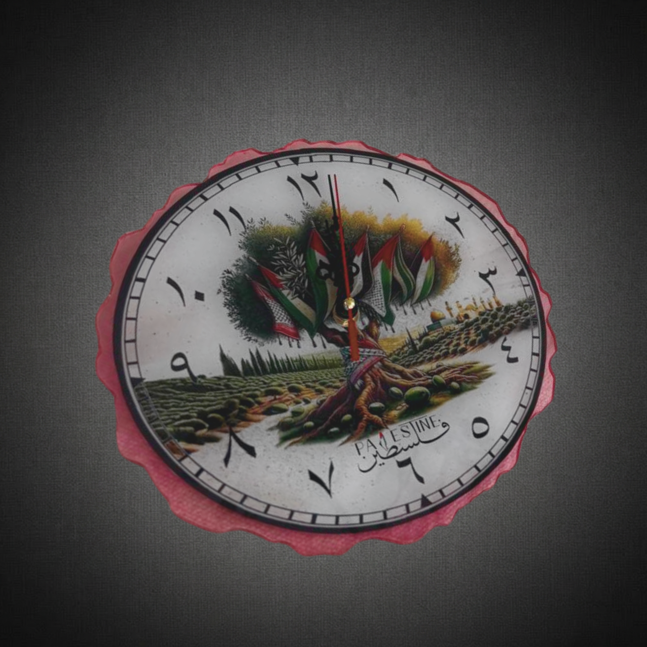 Reloj mural Grande  — Colección Sumud