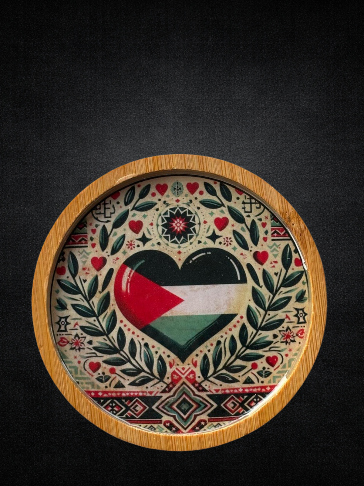 Posavasos Solidarios — Colección Palestina
