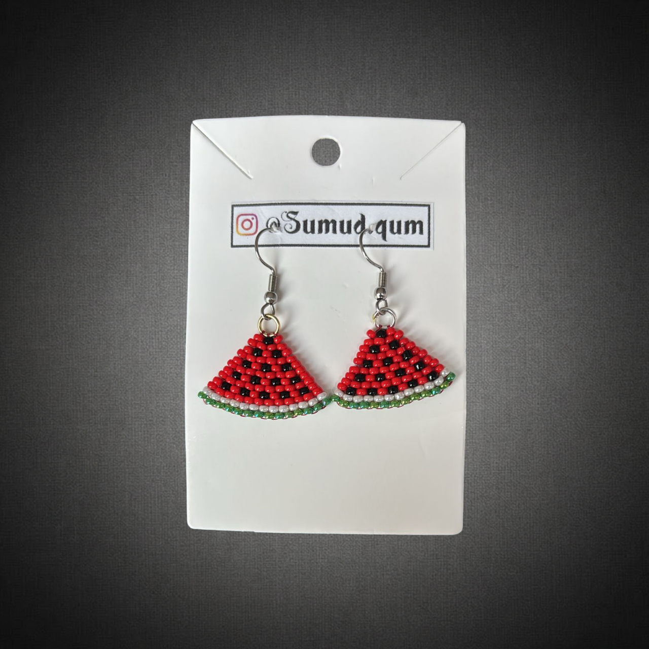 Aros Mostacilla Sandia - Coleccion Sumud