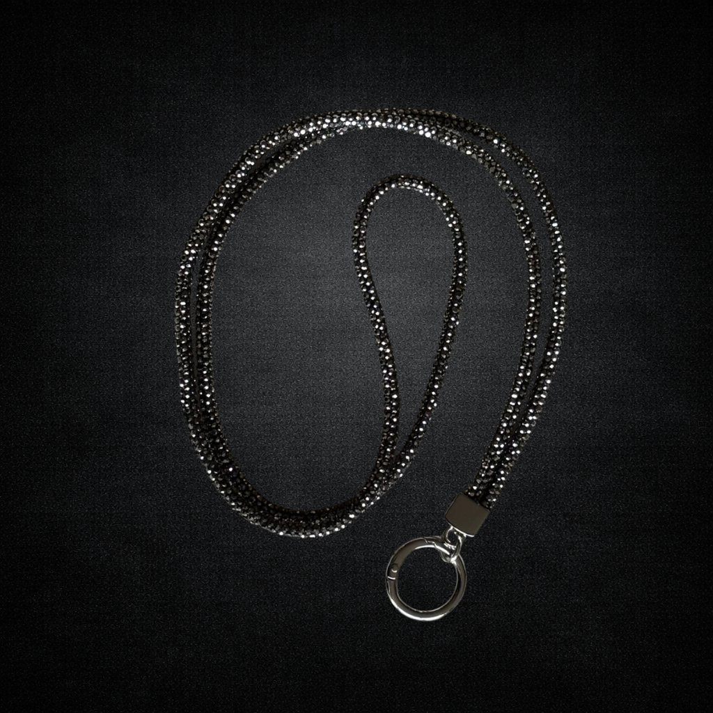 Correa / lanyard con strass — Colección Sumud