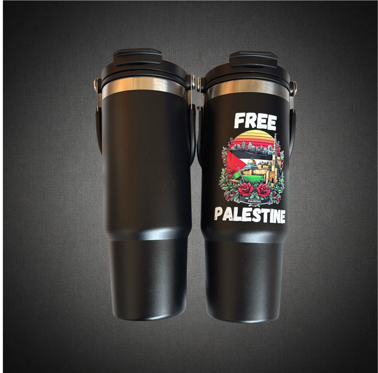 Botella Termica de Acero Personalizable | Coleccion Sumud