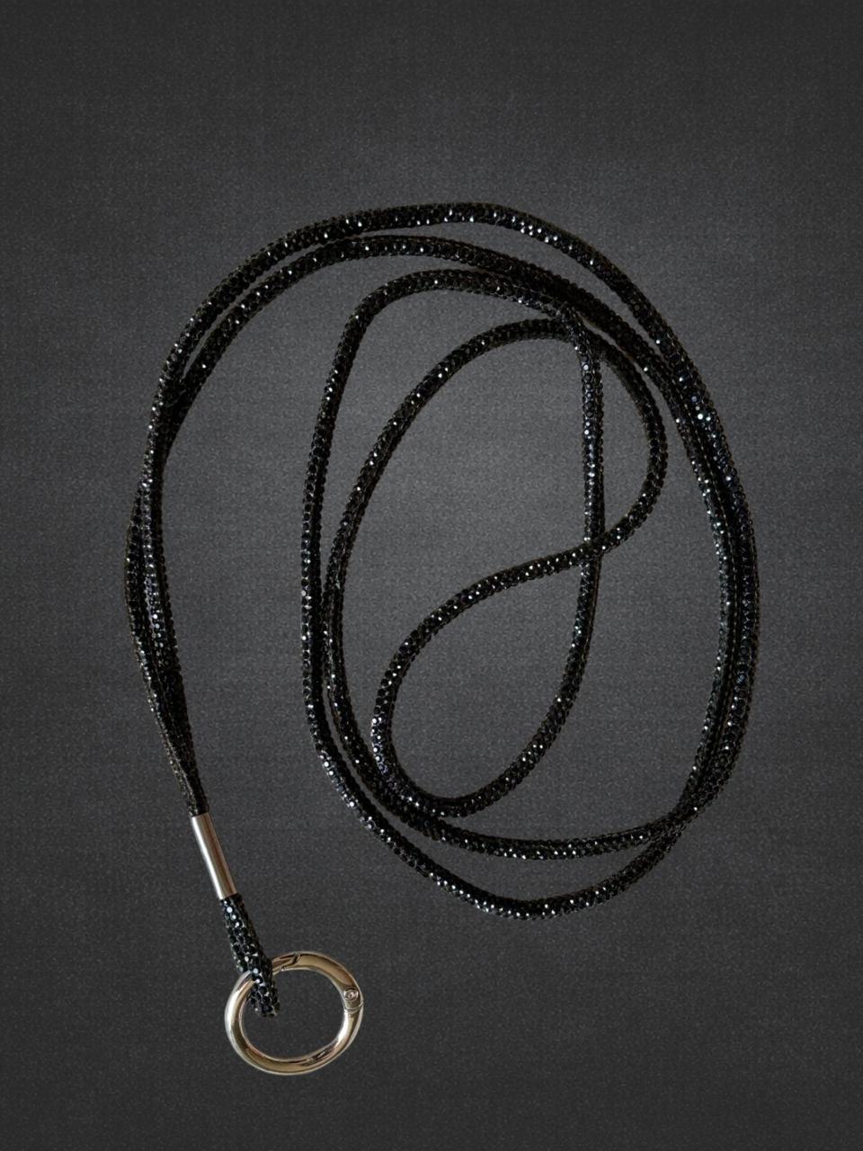 Correa / lanyard con strass — Colección Sumud