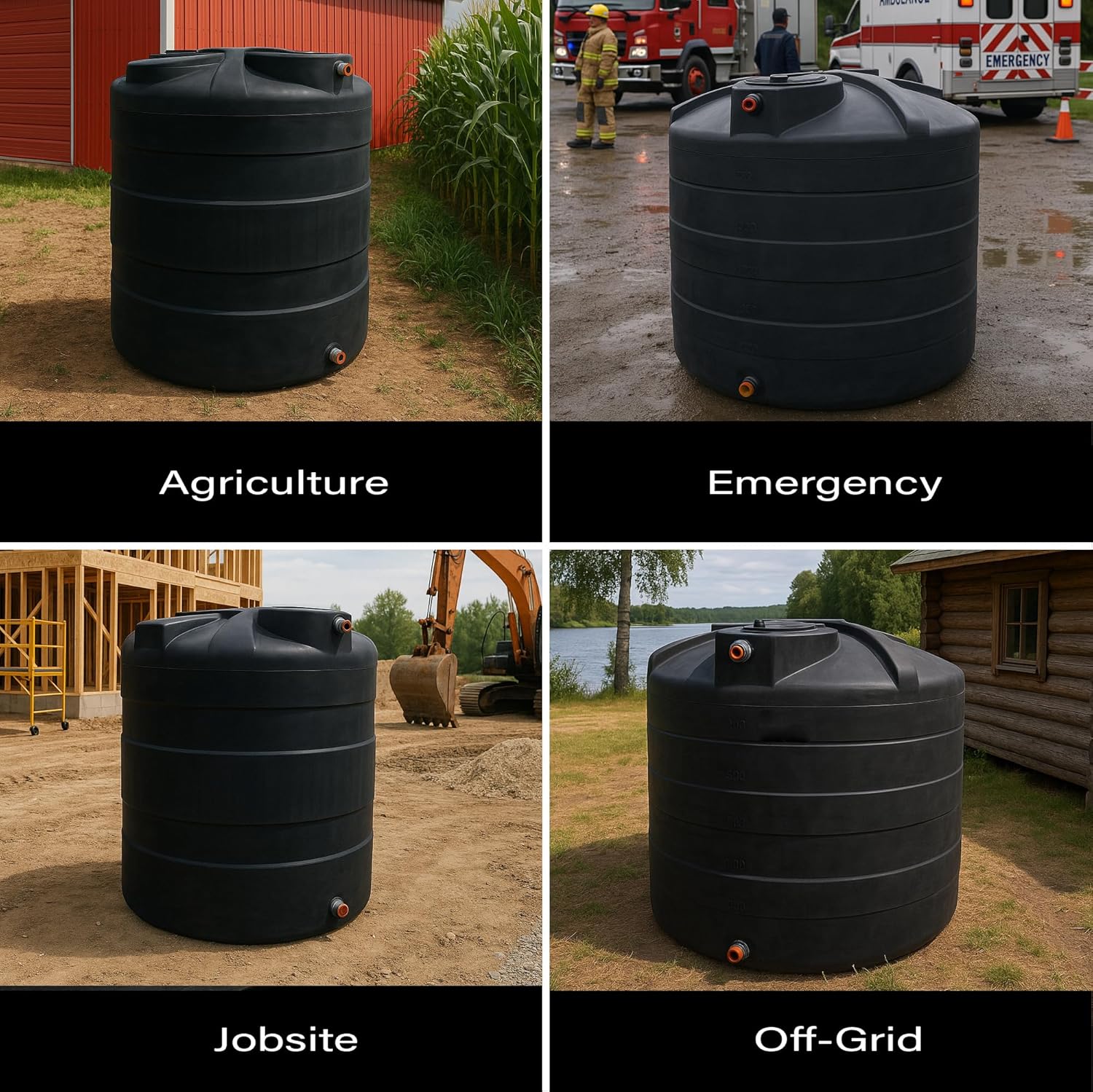 Water | Storage | Tank, 1000 Gal.