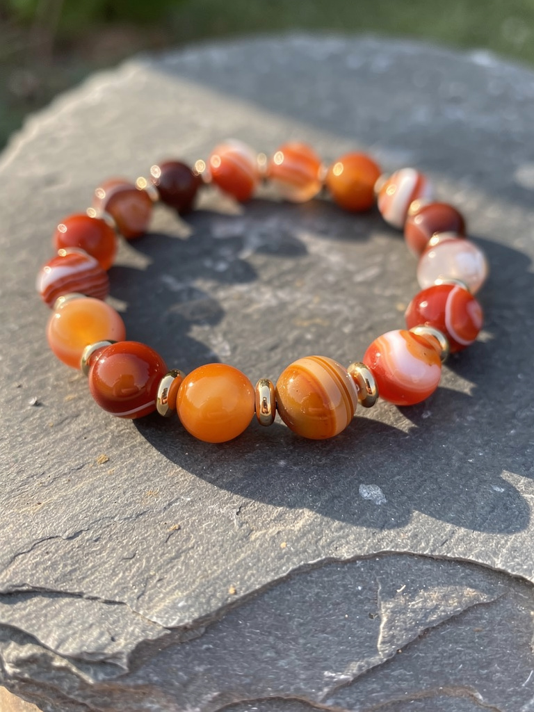 Carnelian with banding 